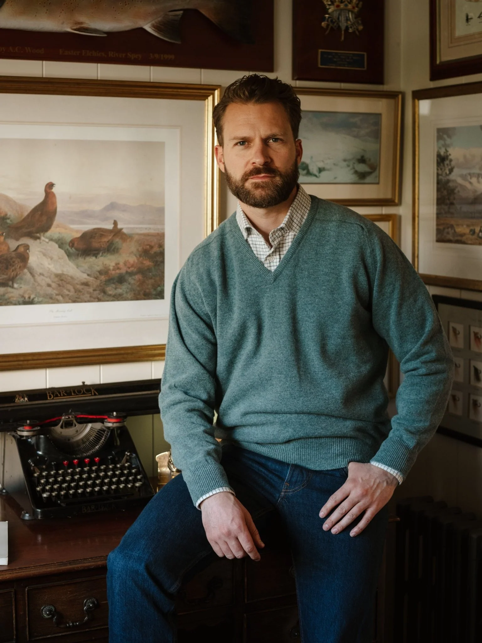 Lambswool V-Neck Jumper