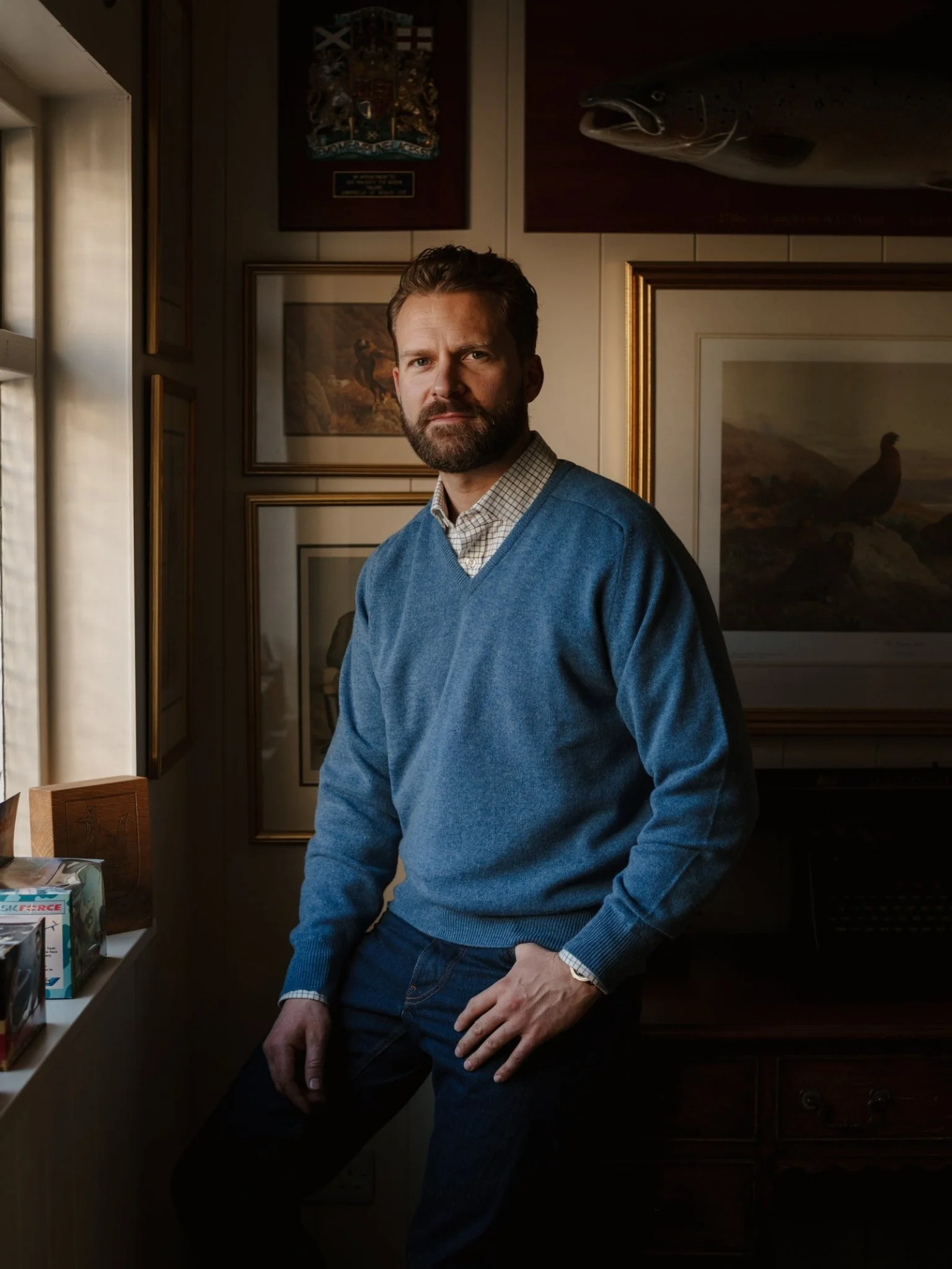 Lambswool V-Neck Jumper - Image 2