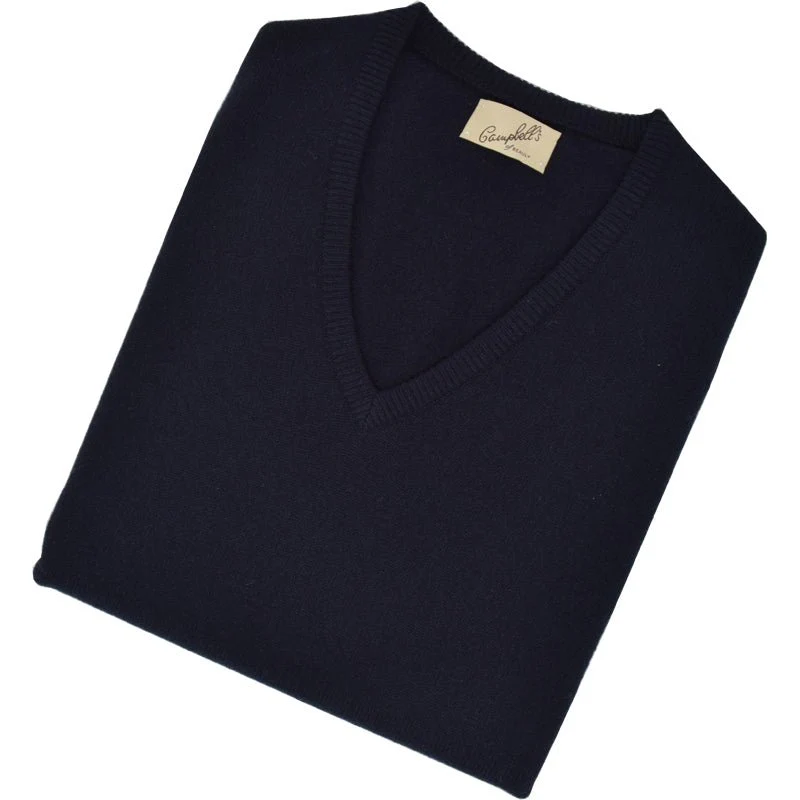 Auld Stock Lambswool V-Neck Slipover - Image 5
