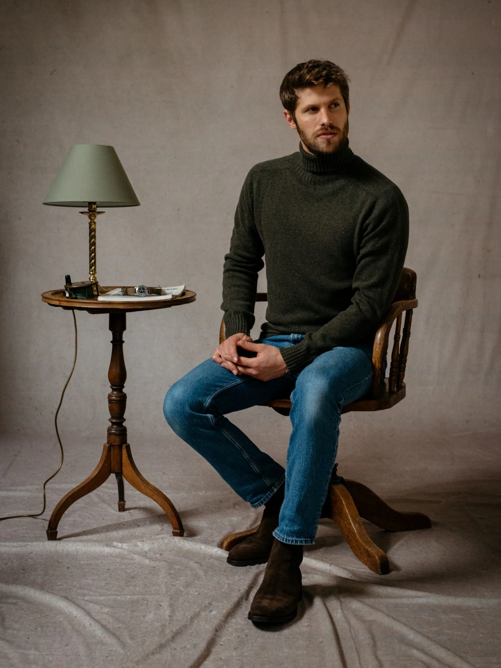Lambswool Roll Neck - Image 4