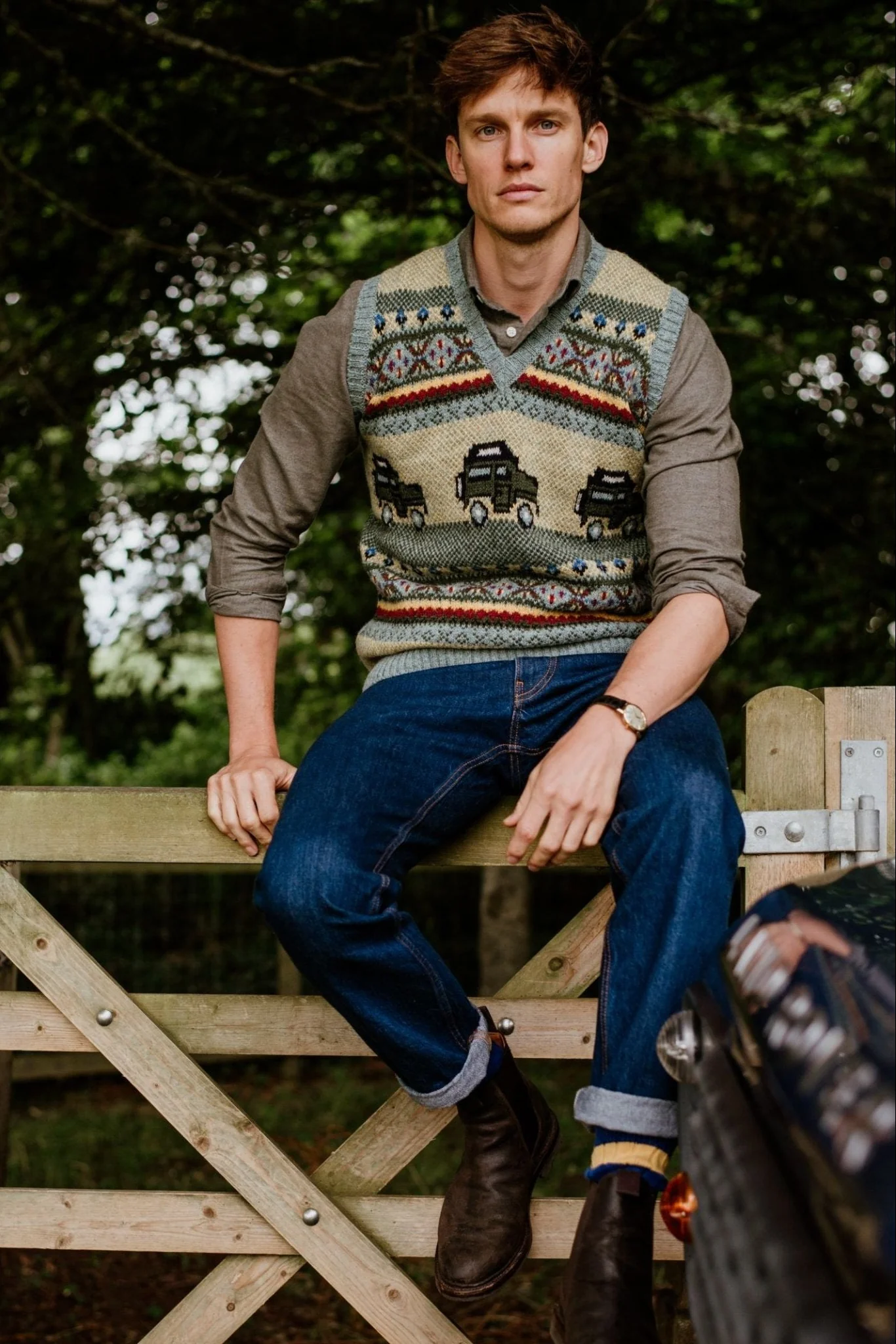 Land Rover Defender Fairisle Slipover