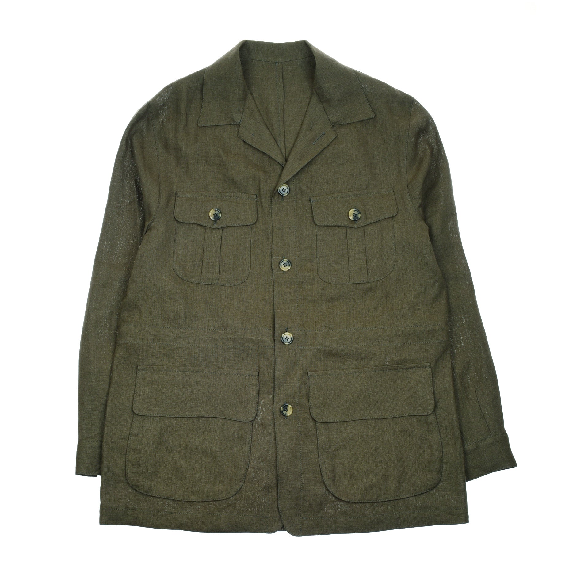 Linen Safari Jacket - Image 9