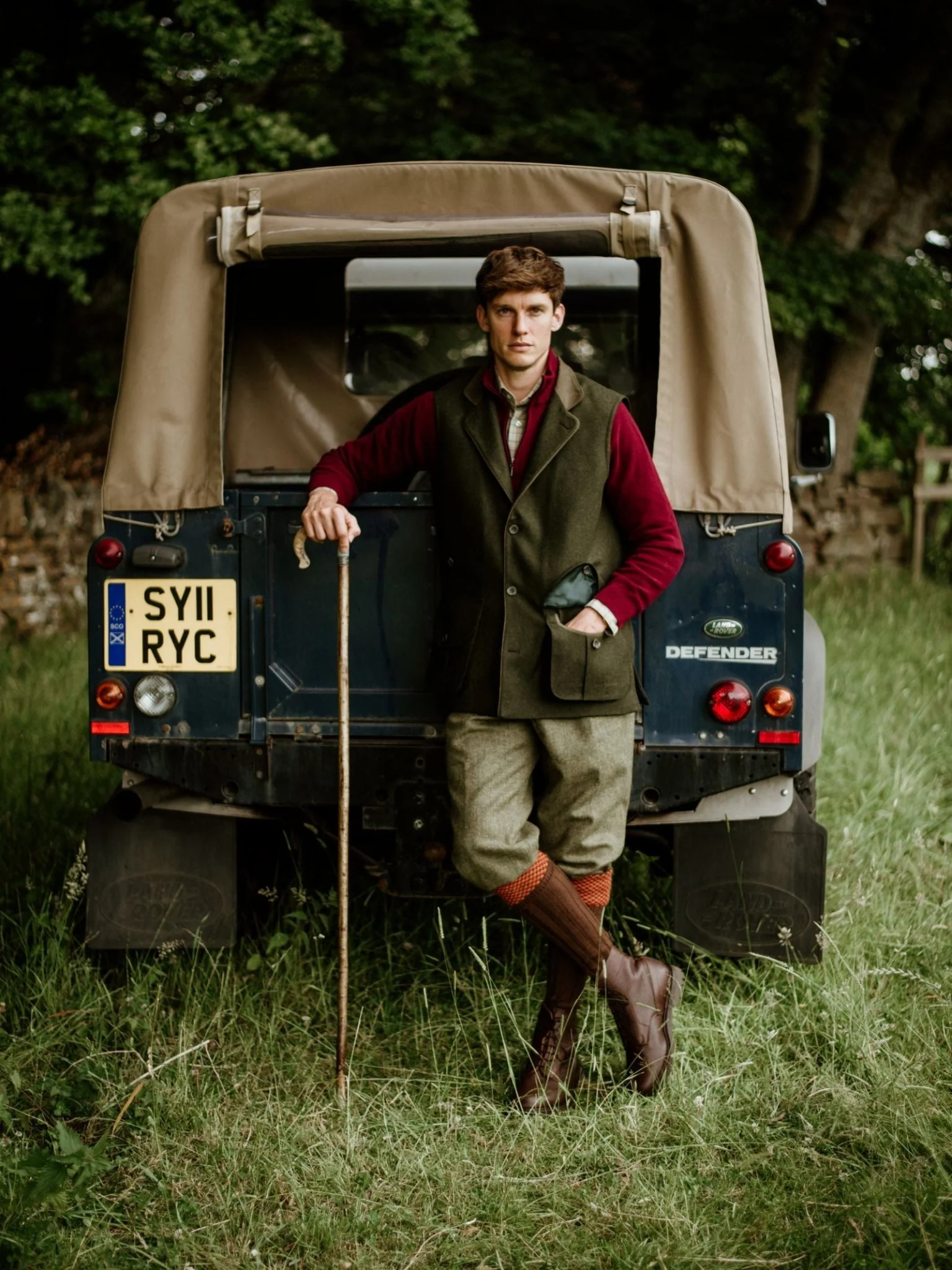 Luxury Field Nehru Gilet
