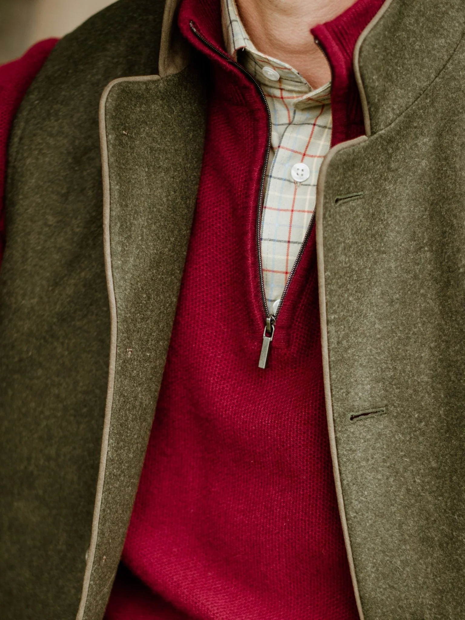 Luxury Field Nehru Gilet - Image 2