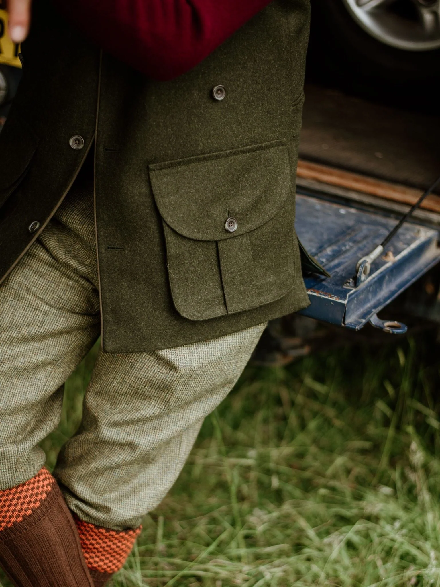Luxury Field Nehru Gilet - Image 3