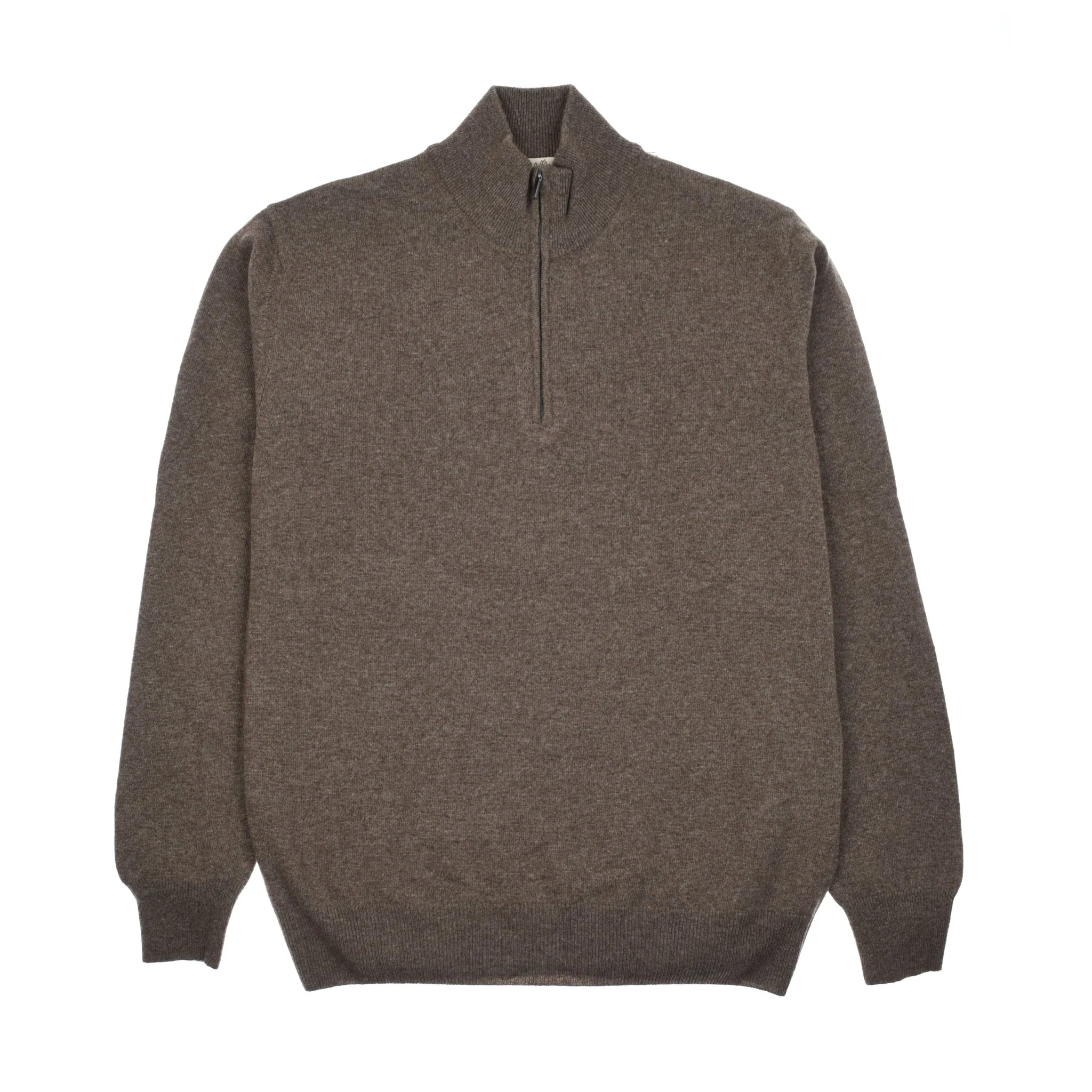 Merino & Cashmere Quarter Zip Jumper - Image 3