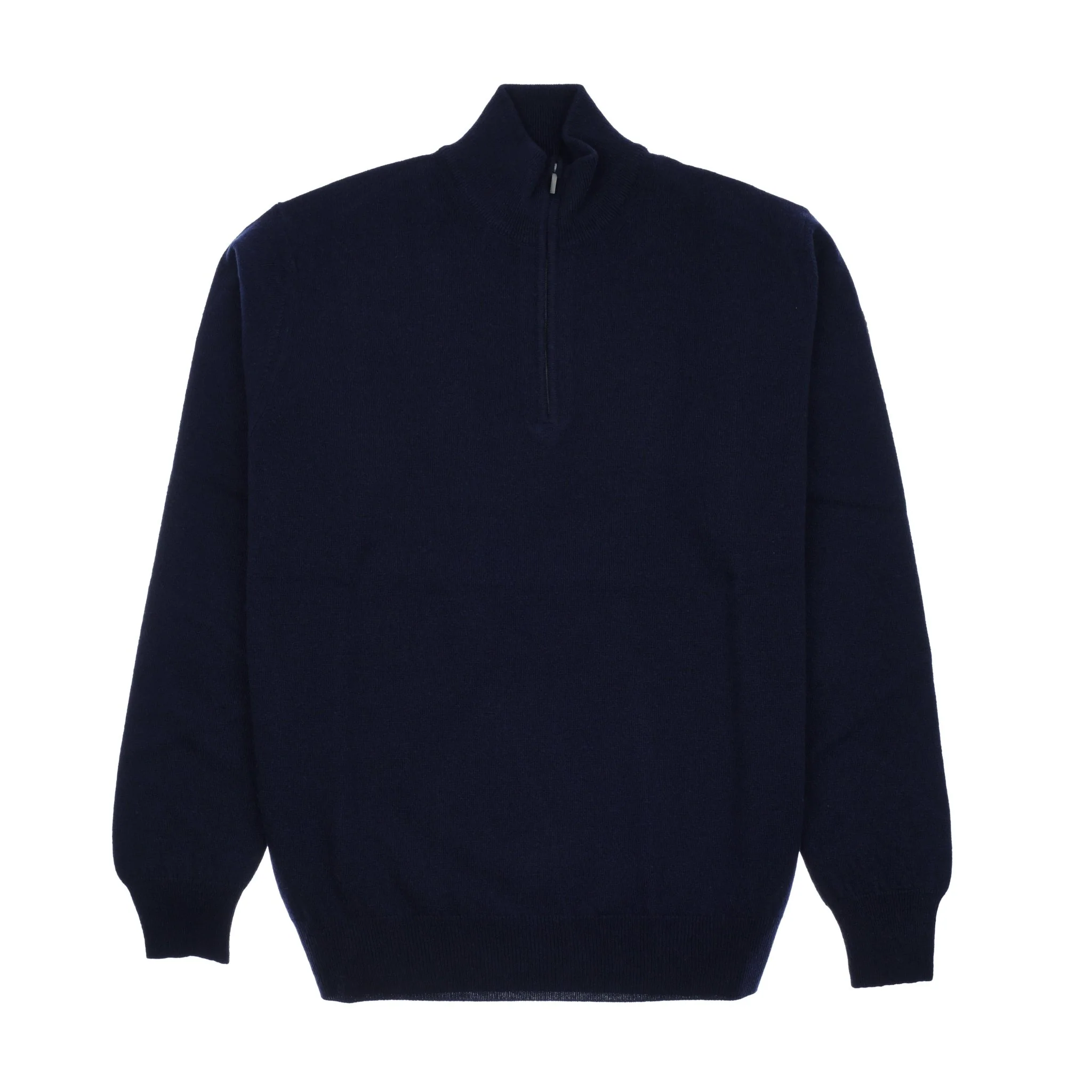 Merino & Cashmere Quarter Zip Jumper - Image 5