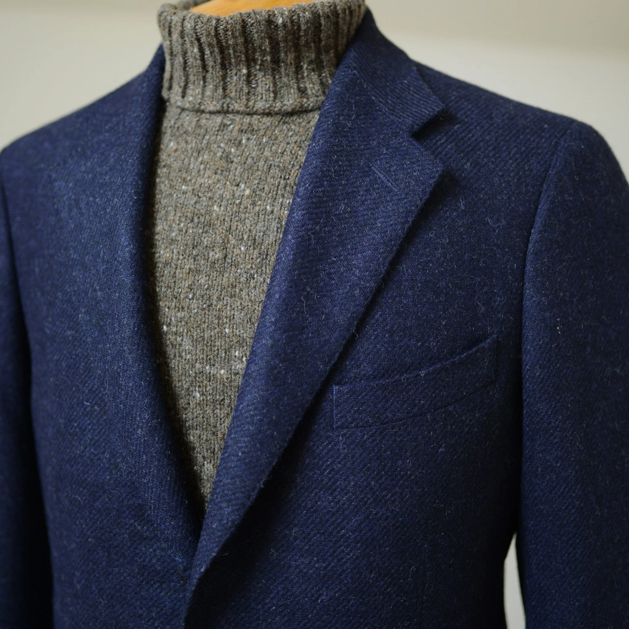 Navy Twill House Jacket - Image 7