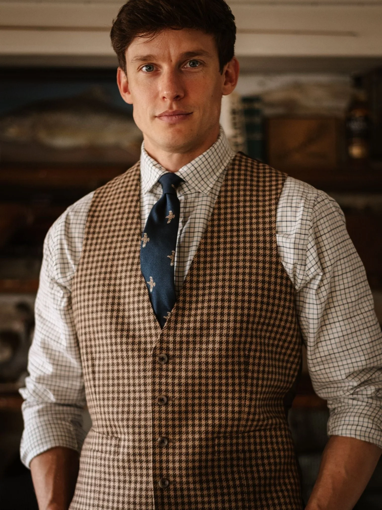 Partridge Silk Tie