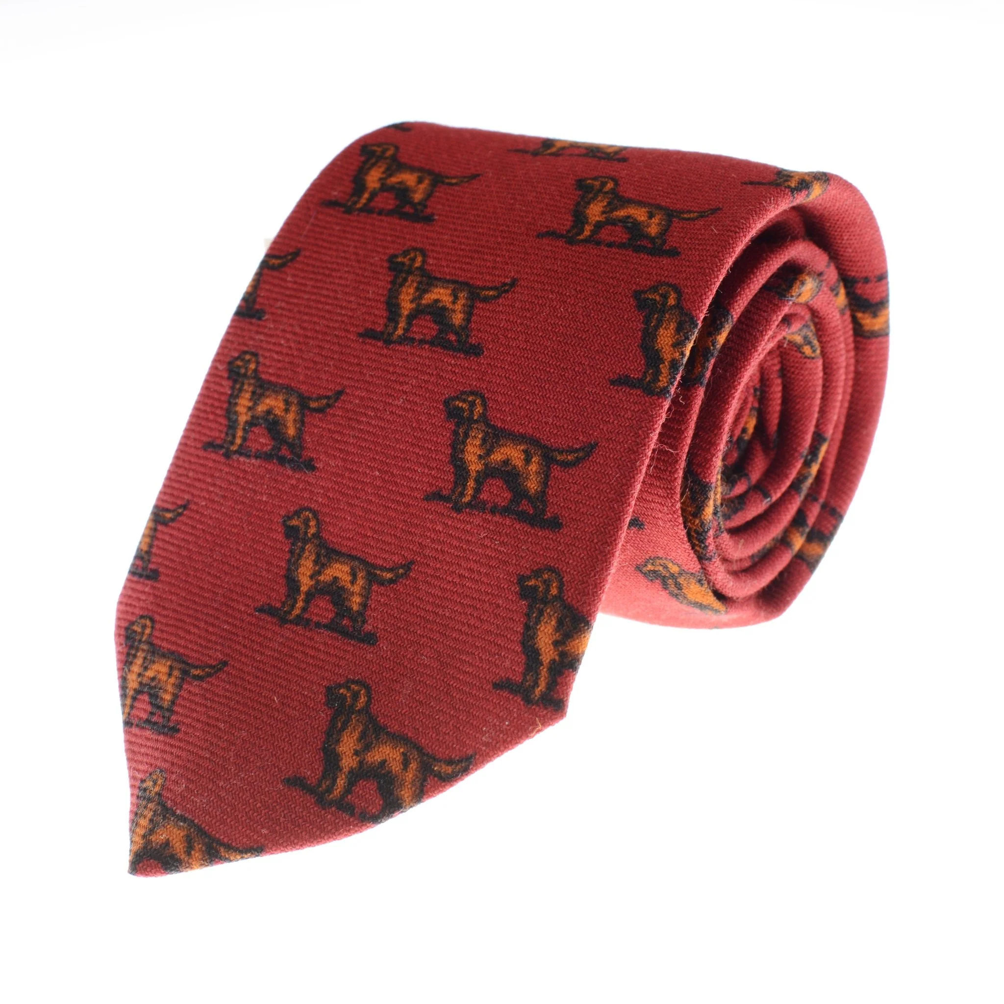 Setter Dog Silk Tie - Image 2