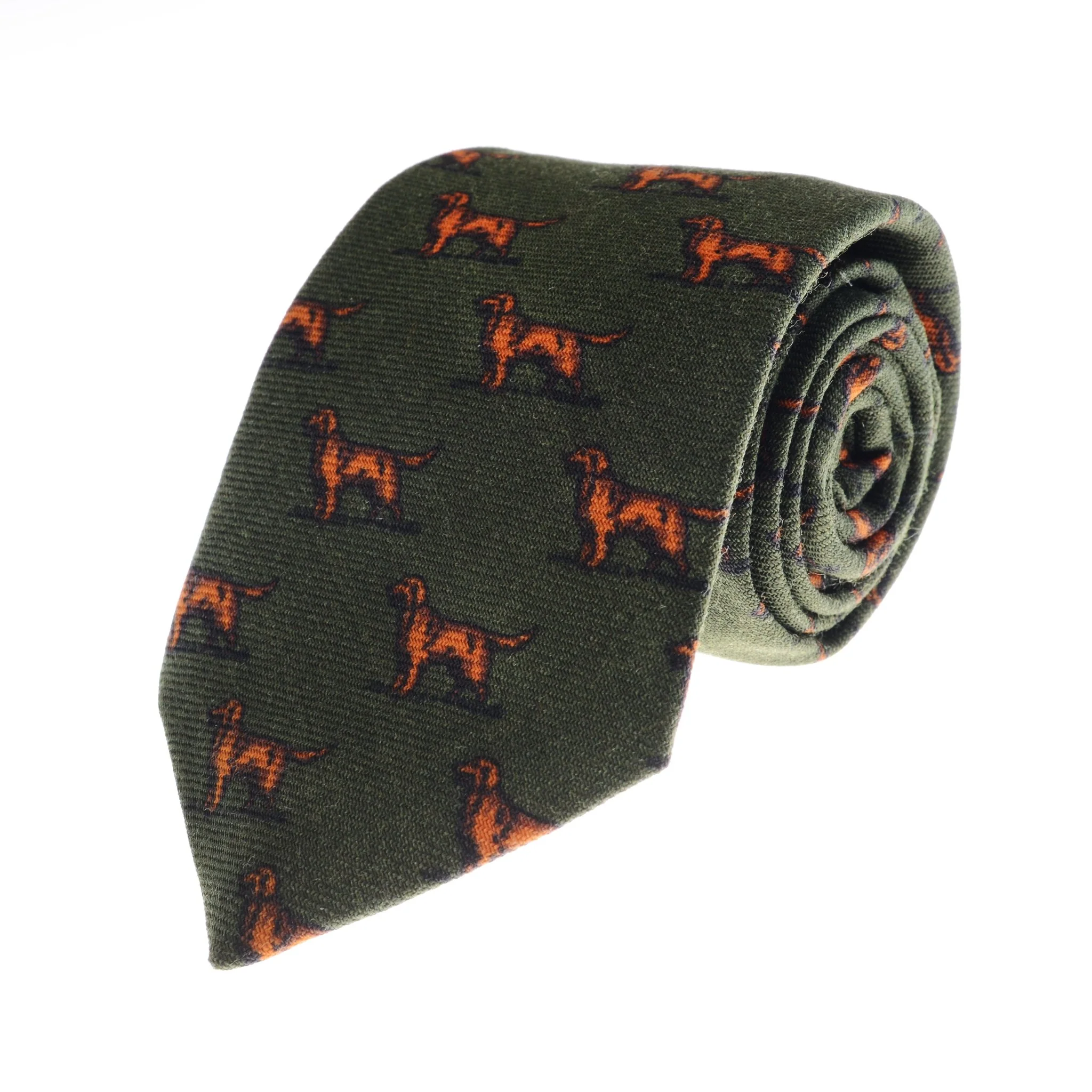 Setter Dog Silk Tie - Image 3