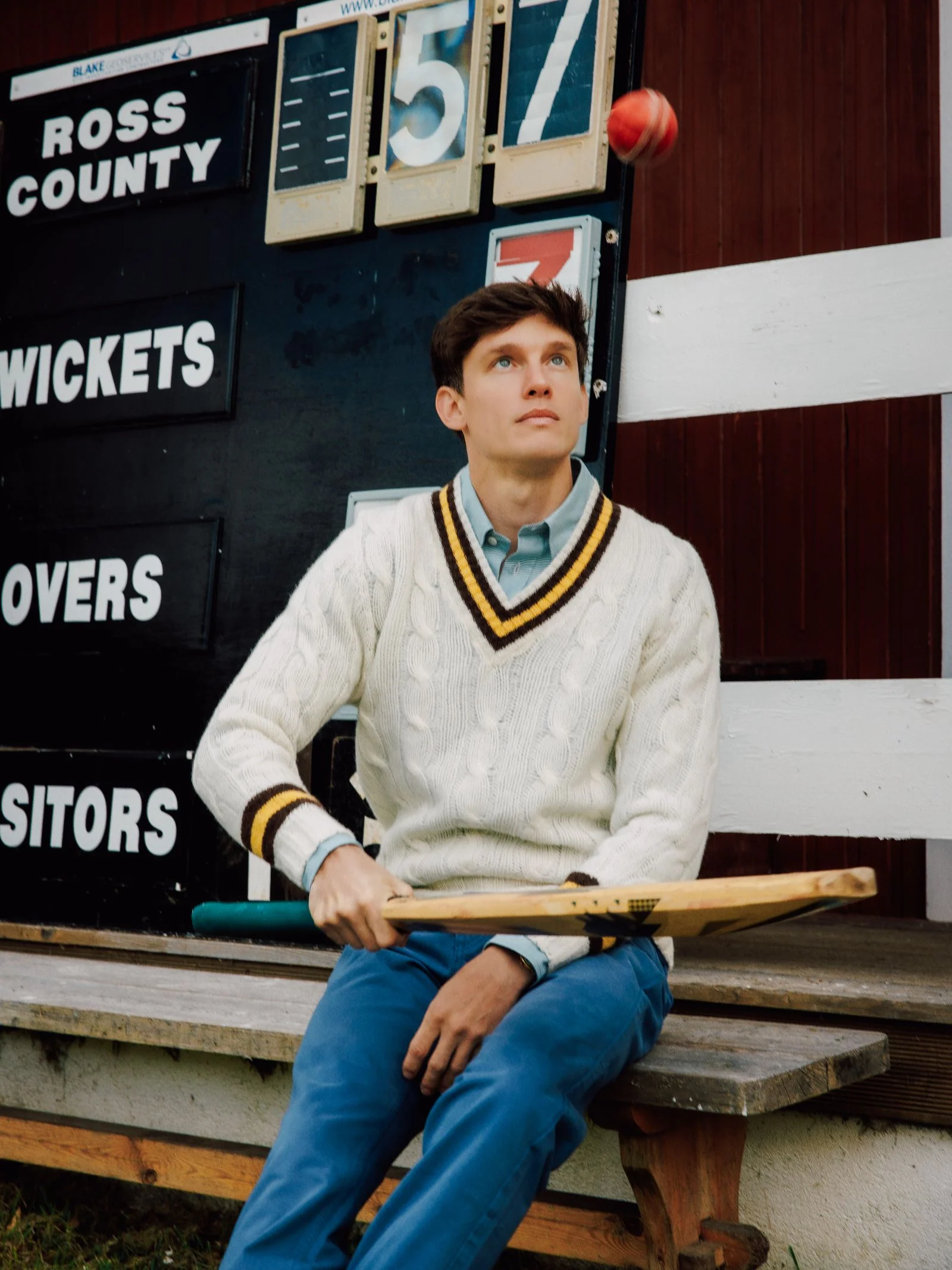 Shetland Cricket Sweater - Image 2