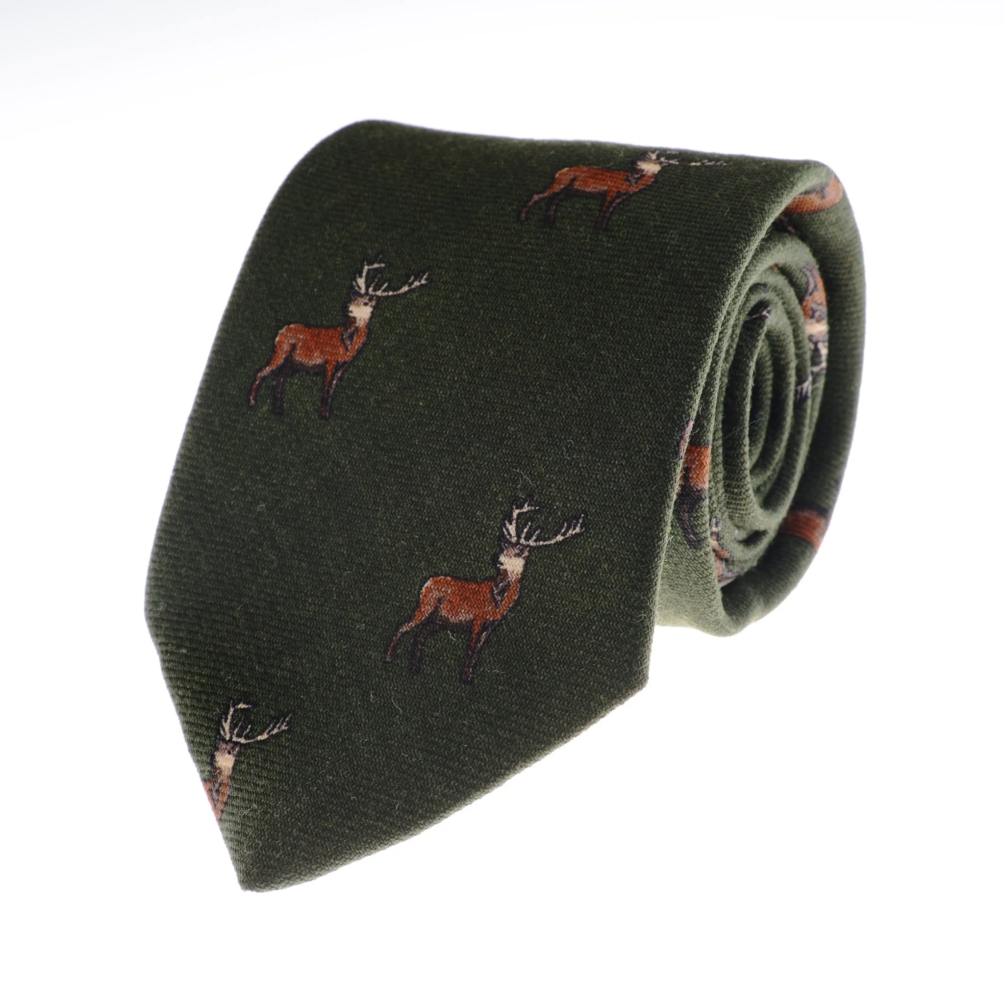 Stag Silk Tie