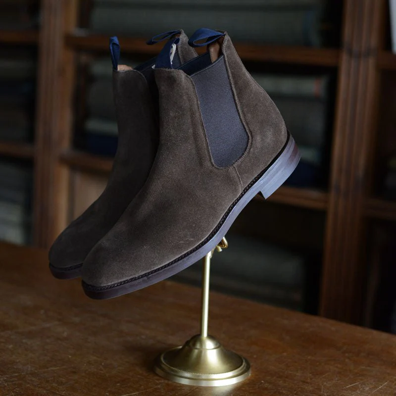 Auld Stock Suede Chelsea Boots - Image 3