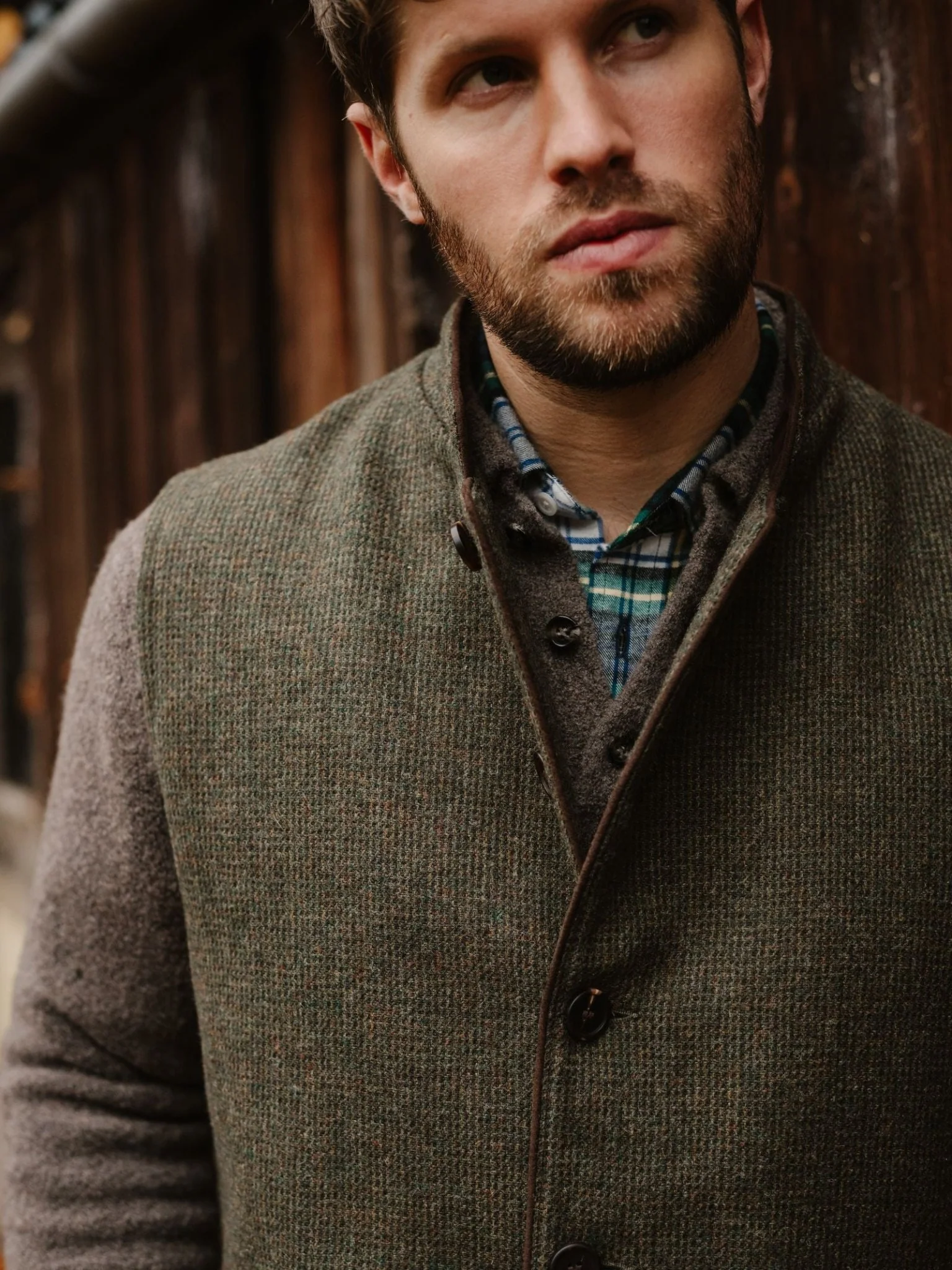Tweed Nehru Gilet - Image 8