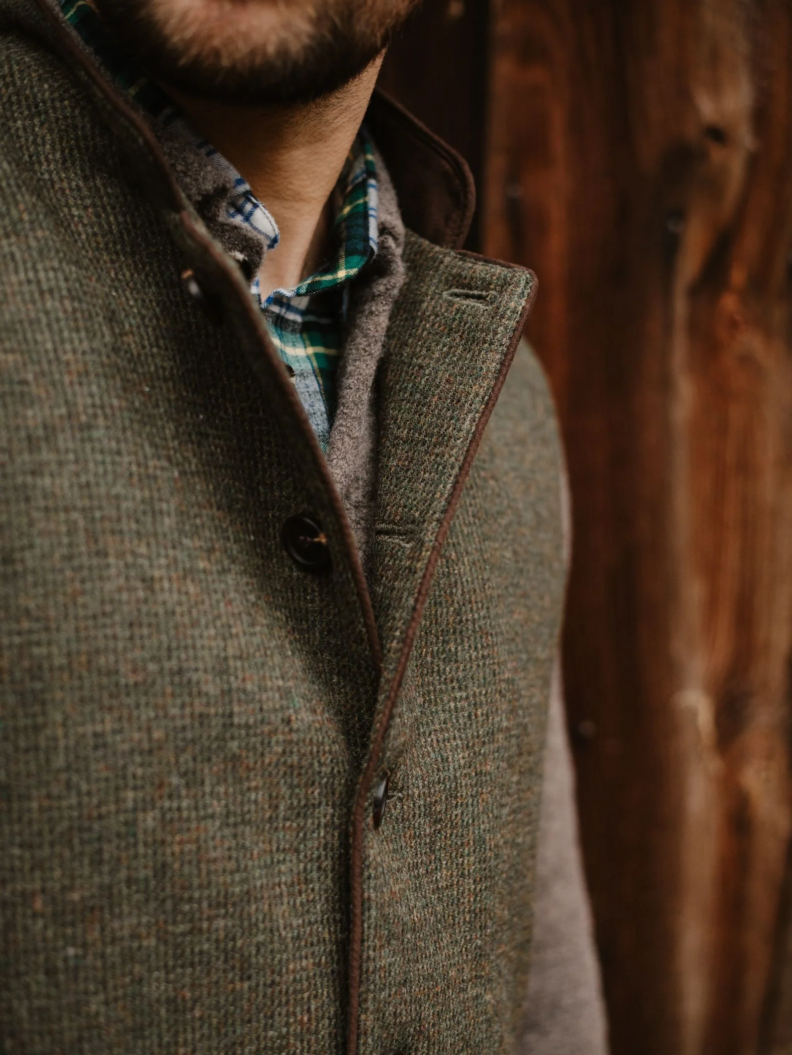 Tweed Nehru Gilet - Image 9