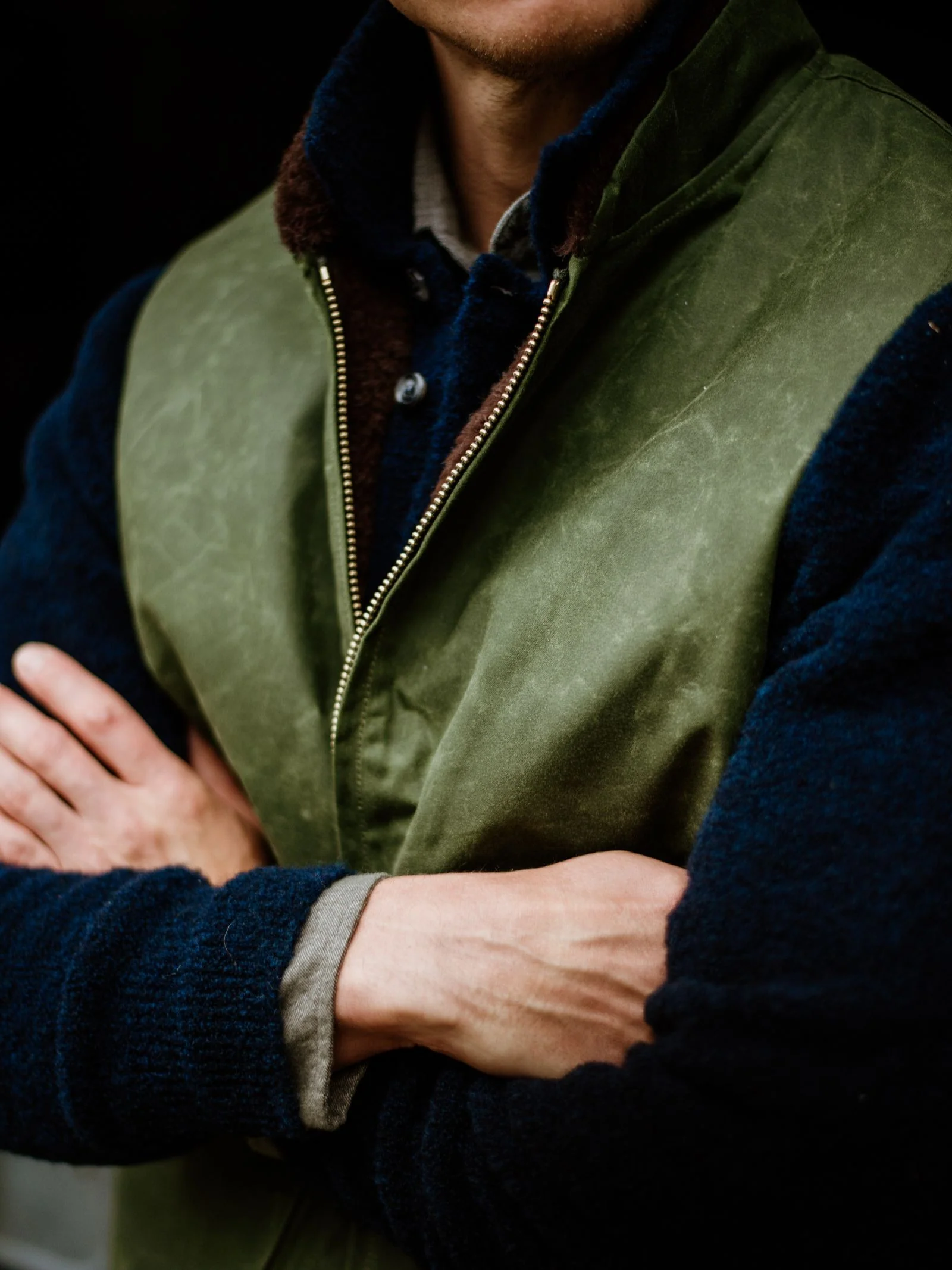 Wax Nehru Gilet - Image 3