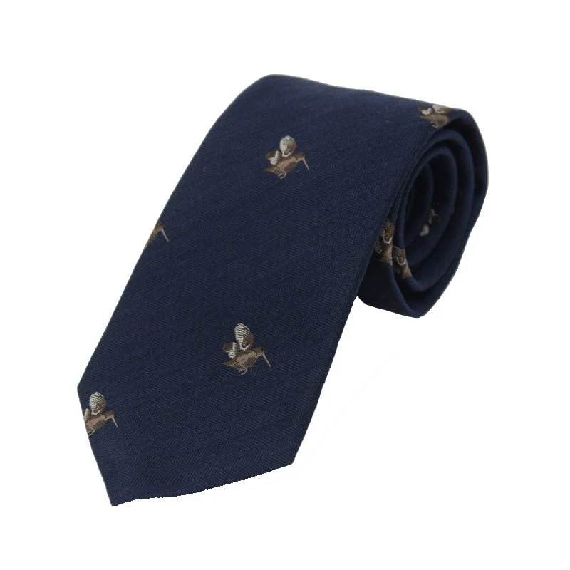 Woodcock Silk Tie - Image 2