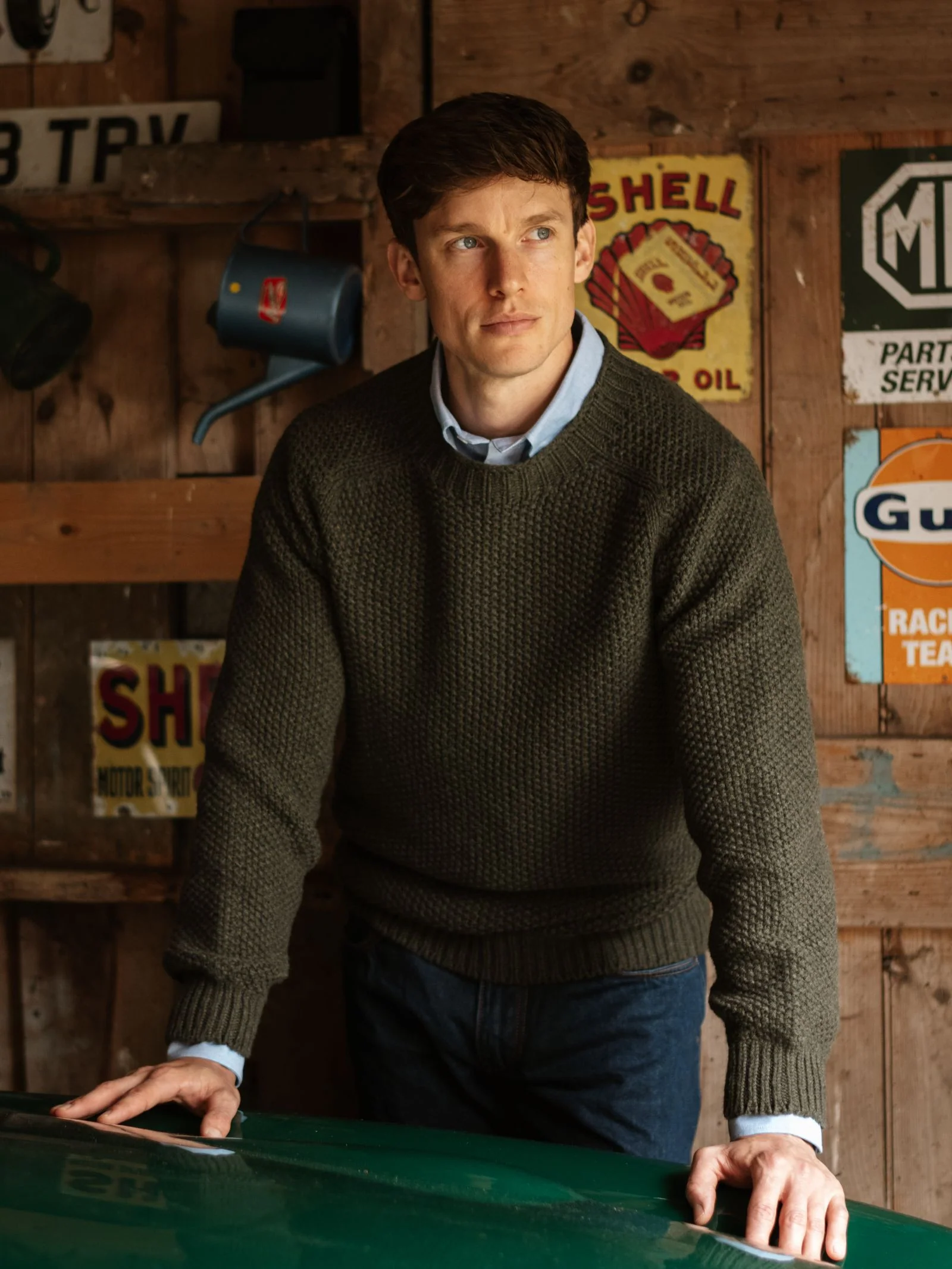 Moss Stitch Jumper