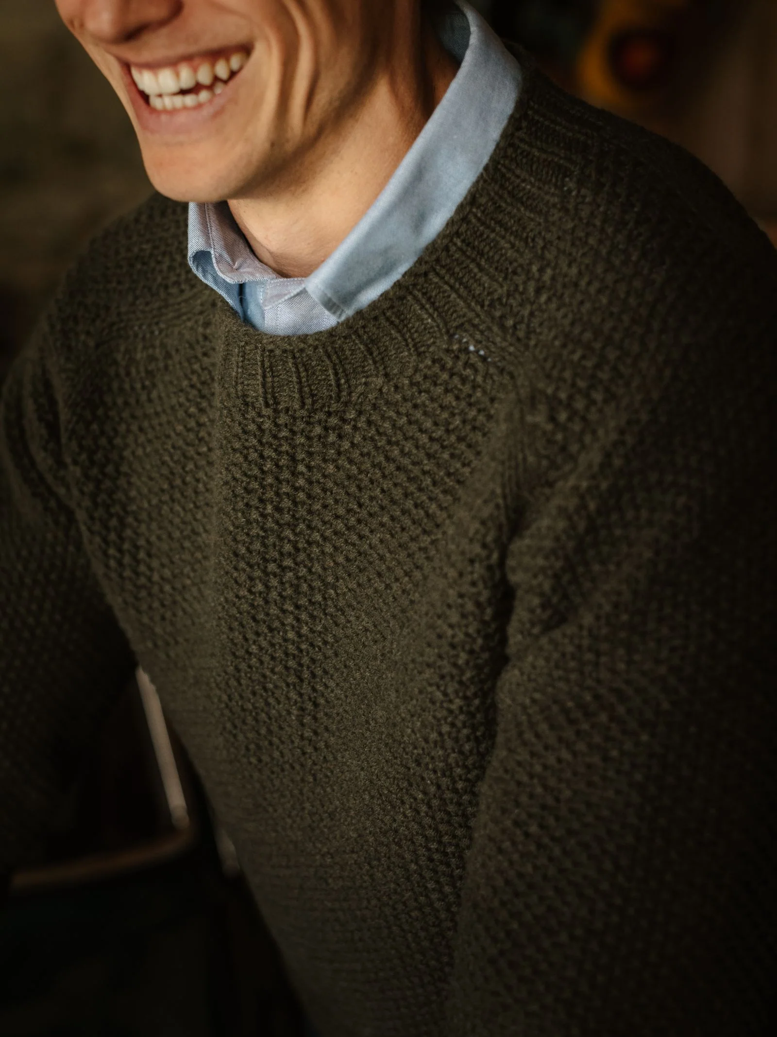 Moss Stitch Jumper - Image 3