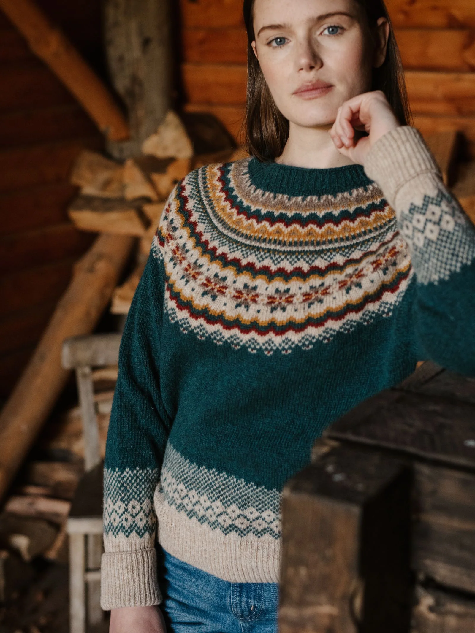 Nordic Fairisle Crew Jumper