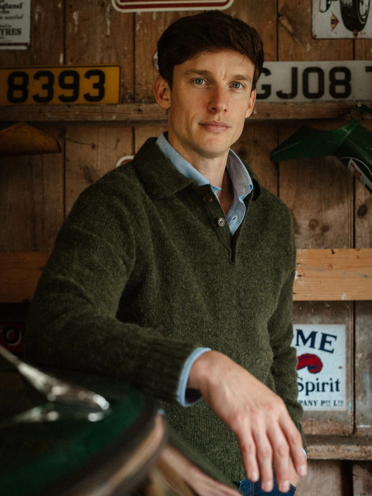 Brushed Shetland Rugby Jumper - Image 2