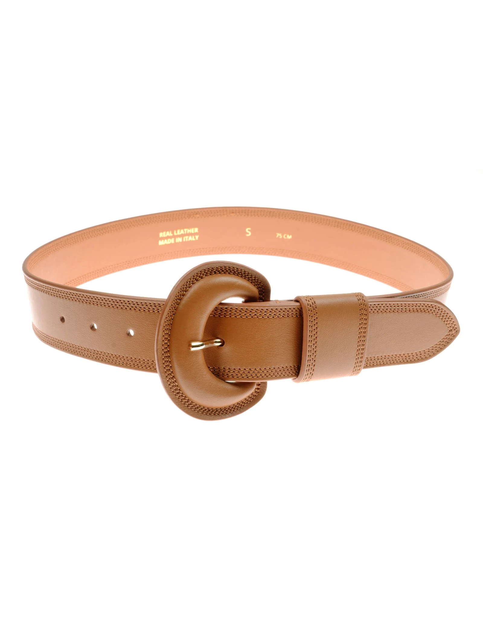 Caramel Leather Belt - Image 3
