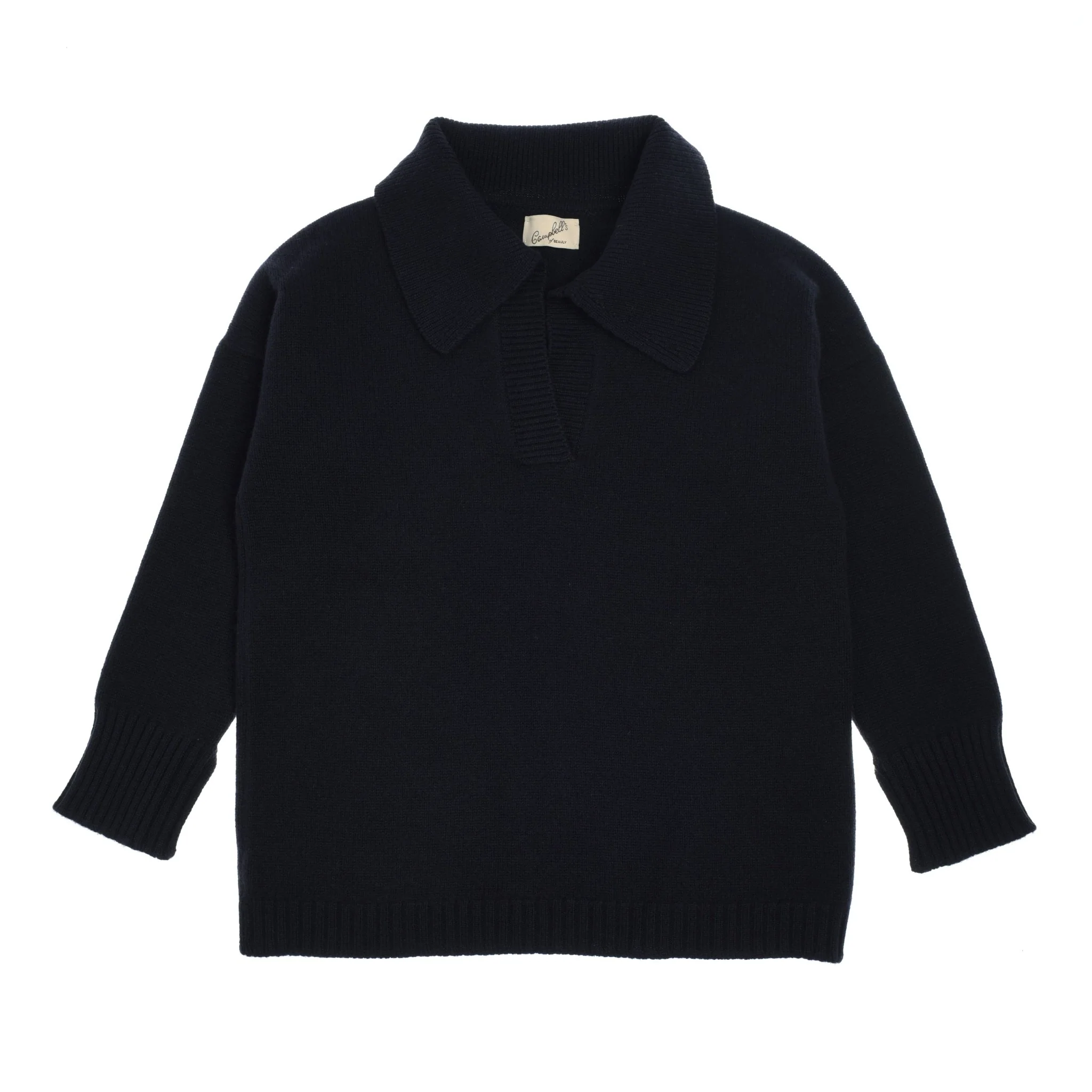 Auld Stock Cashmere Shirt Jumper - Image 8