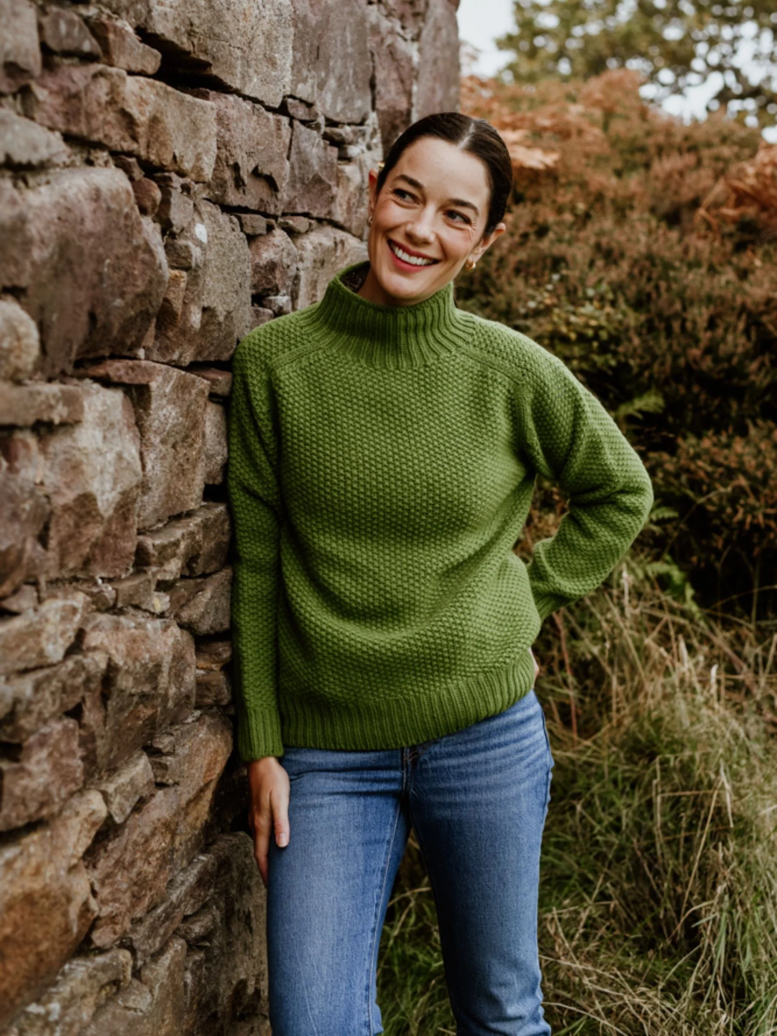 Chunky Moss Stitch Polo - Image 6