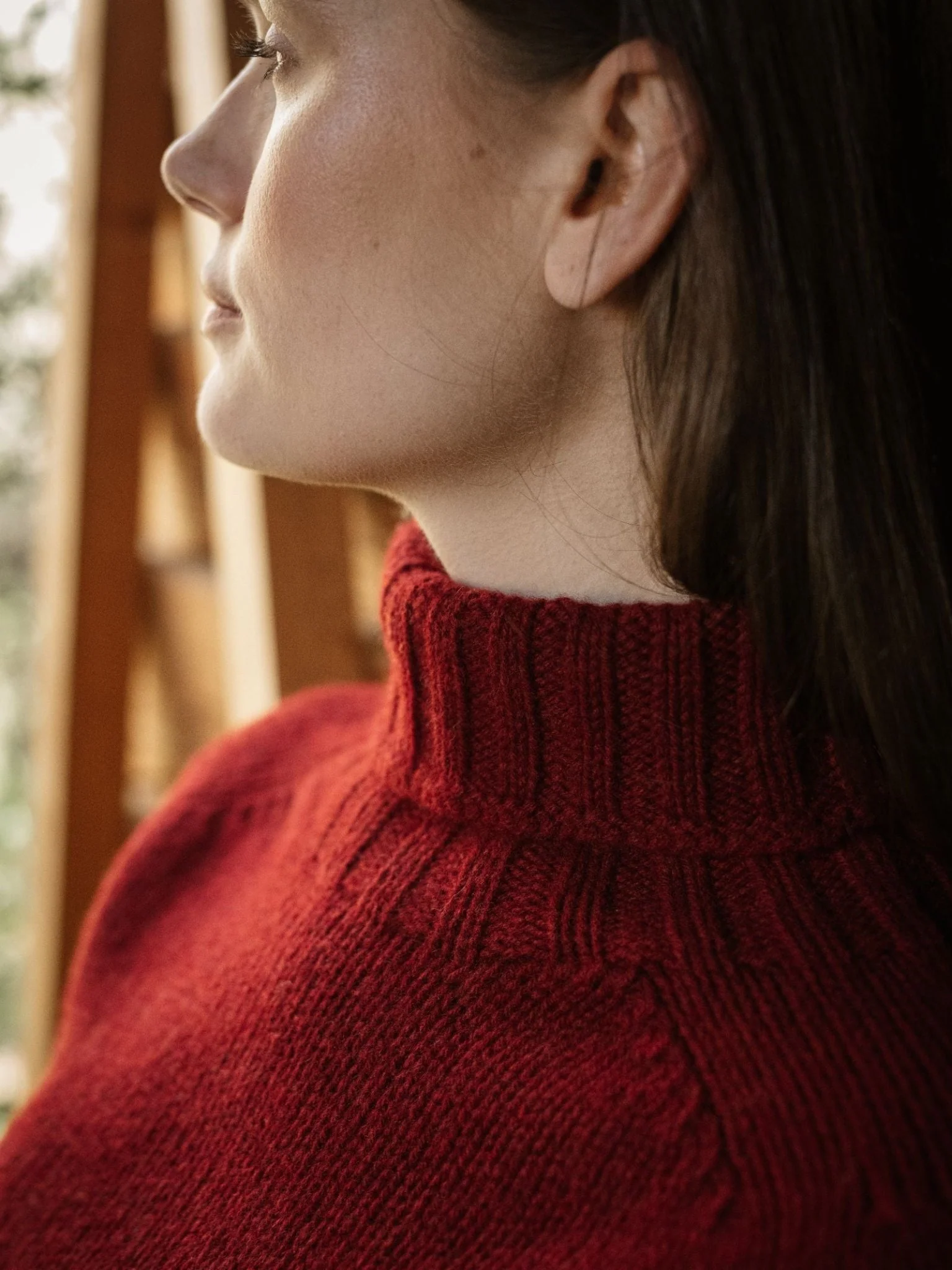 Chunky Roll Neck Sweater - Image 3