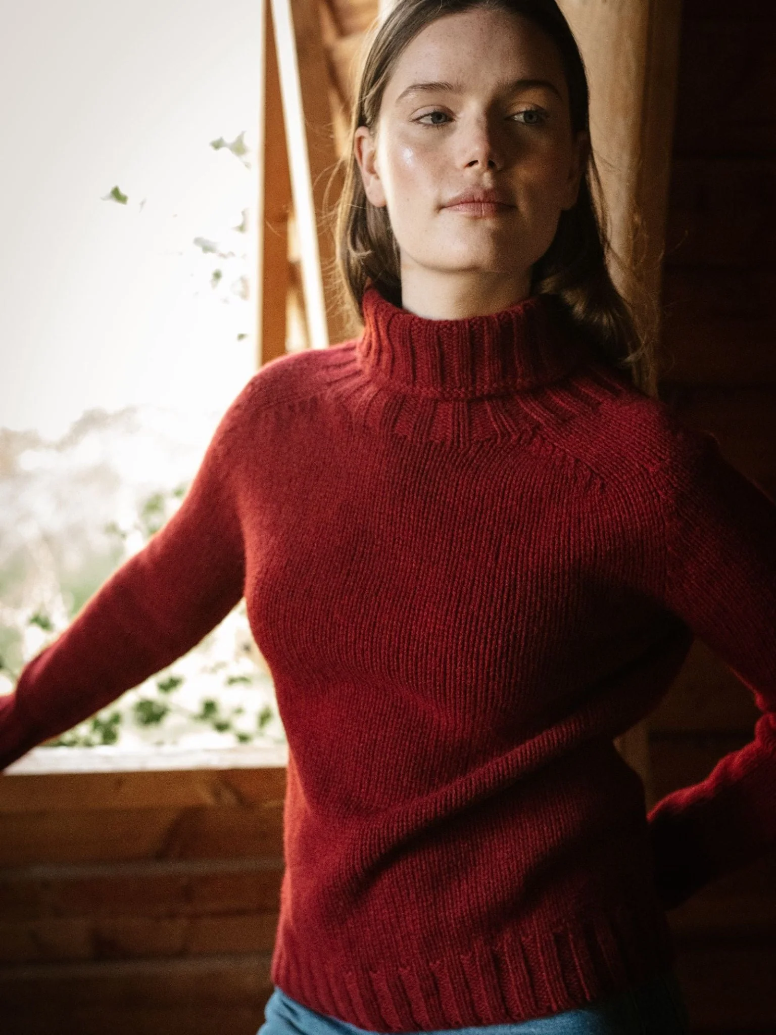 Chunky Roll Neck Sweater - Image 4