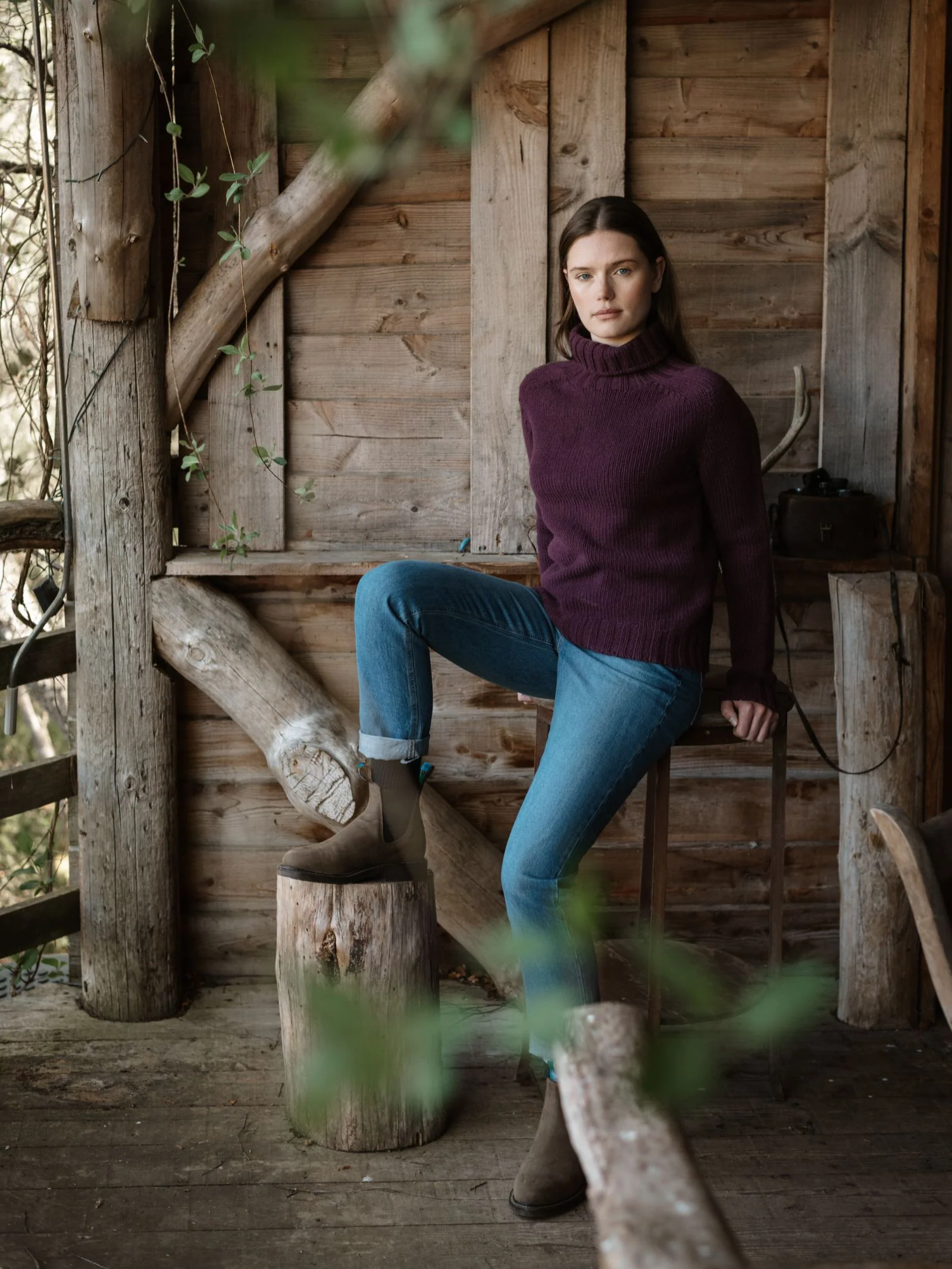 Chunky Roll Neck Sweater - Image 6