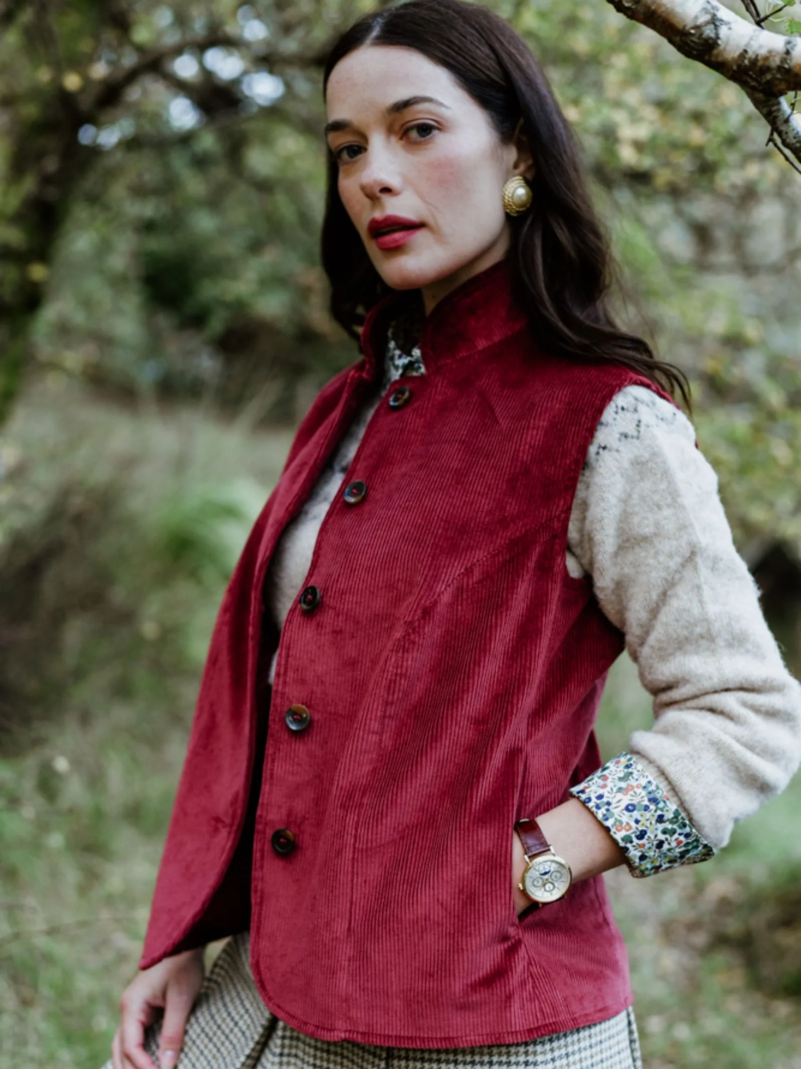 Auld Stock Corduroy Gilet