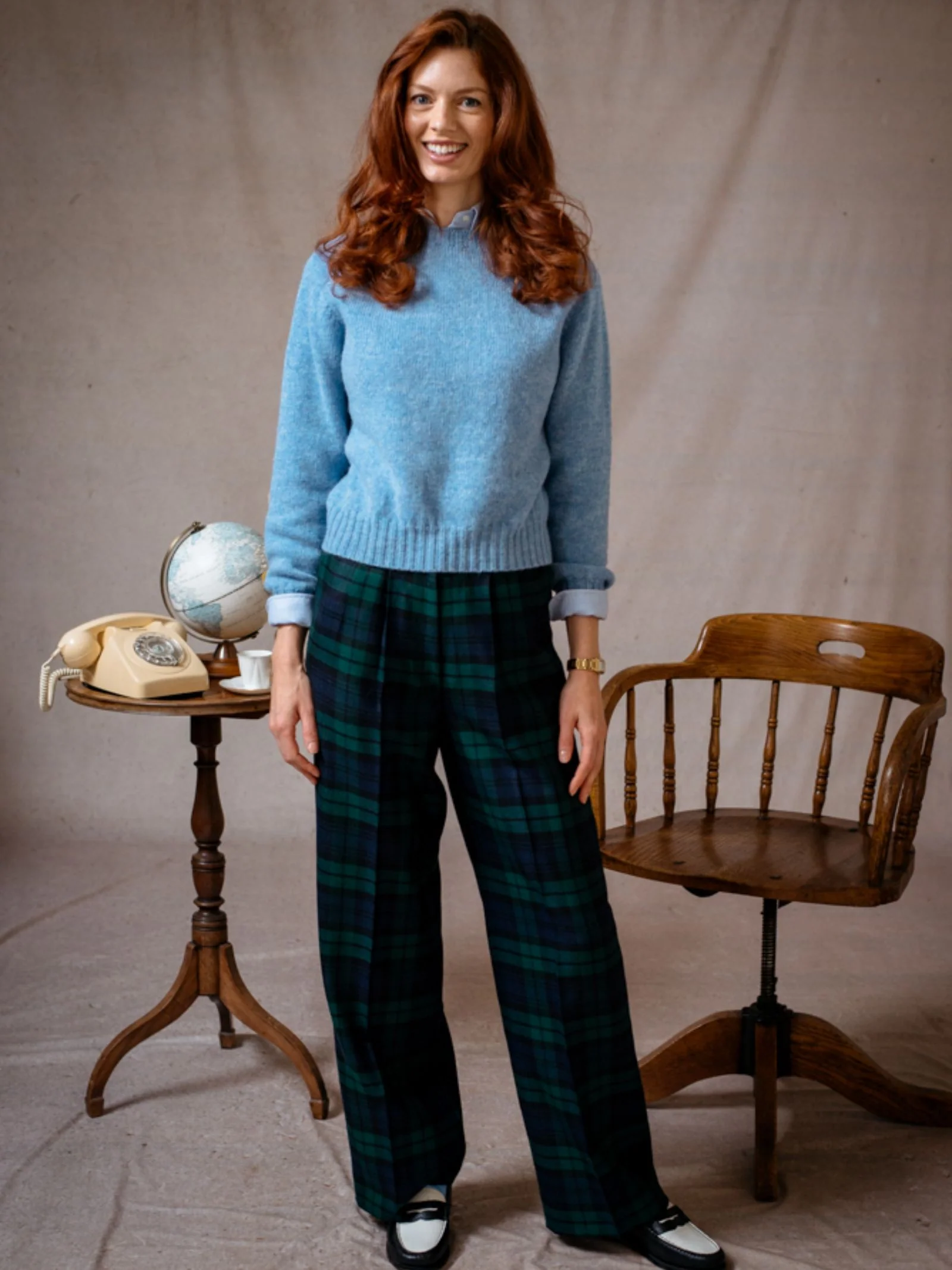 Auld Stock Cropped Shetland Jumper - Image 4