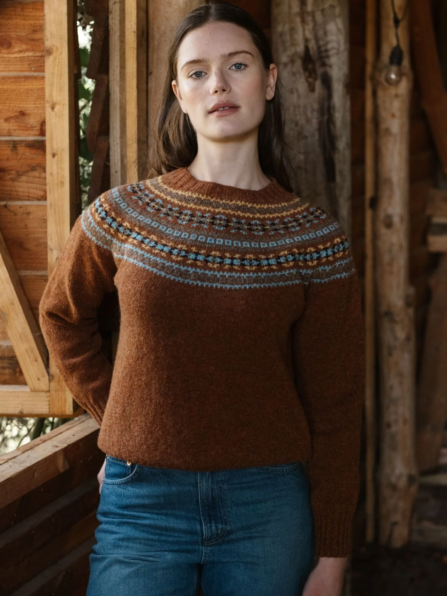 Fairisle Crew Jumper - Image 6