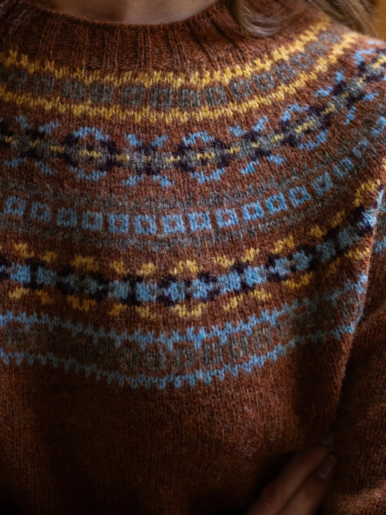 Fairisle Crew Jumper - Image 7