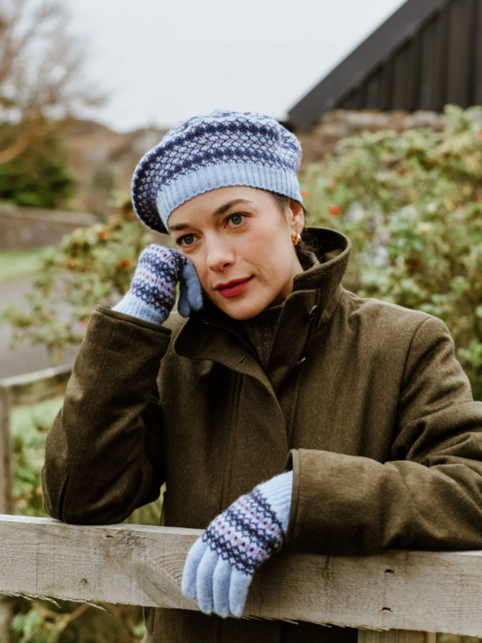 Auld Stock Fairisle Gloves