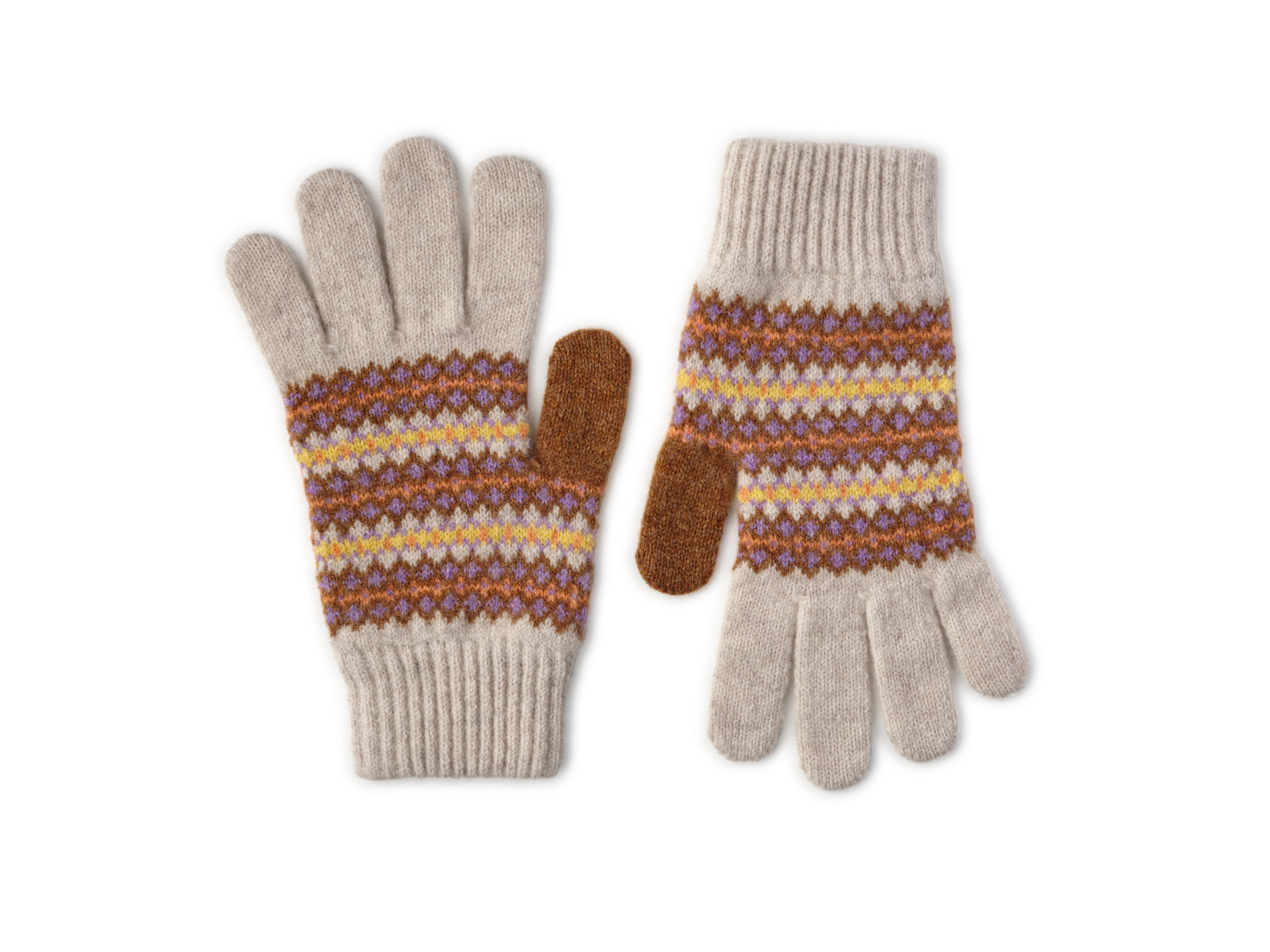 Auld Stock Fairisle Gloves - Image 5