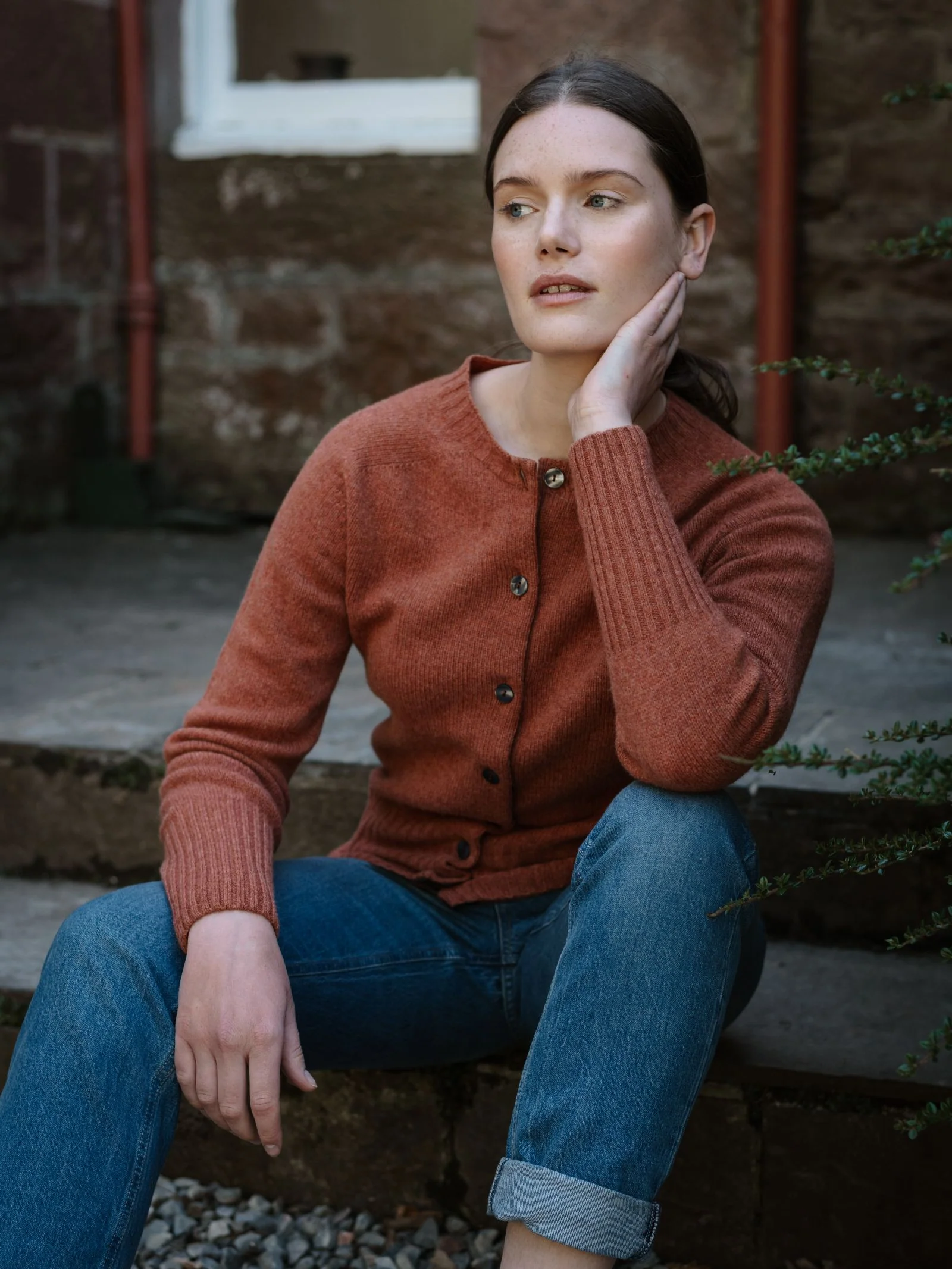 Geelong Lambswool Crew Cardigan - Image 8