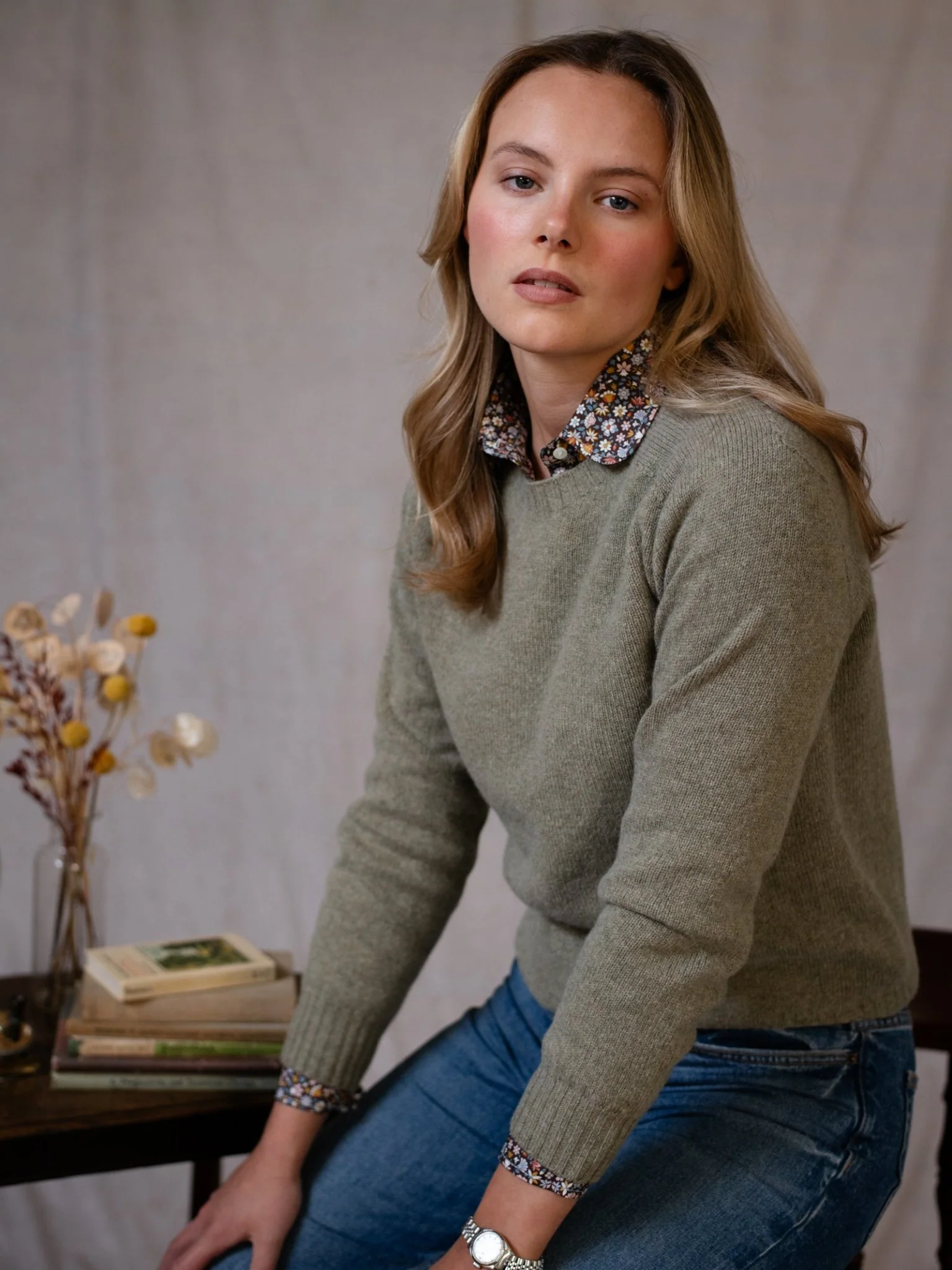 Geelong Lambswool Crew Neck Jumper - Image 4