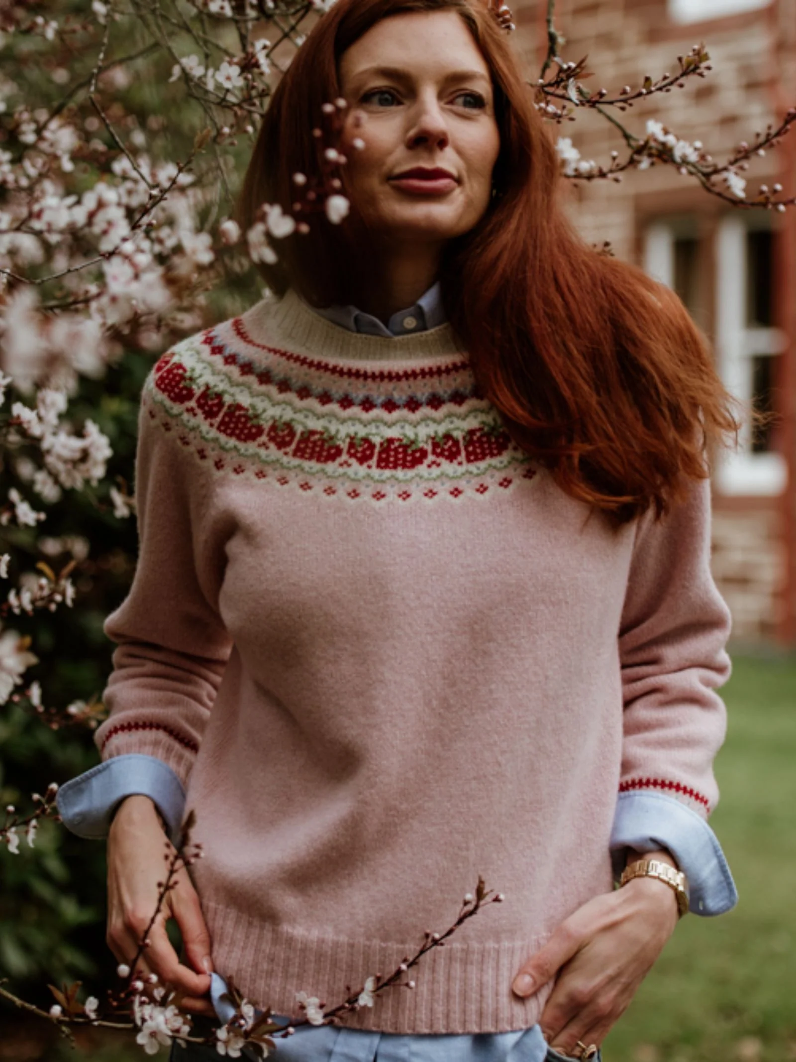 Strawberry Yoke Jumper - Image 3