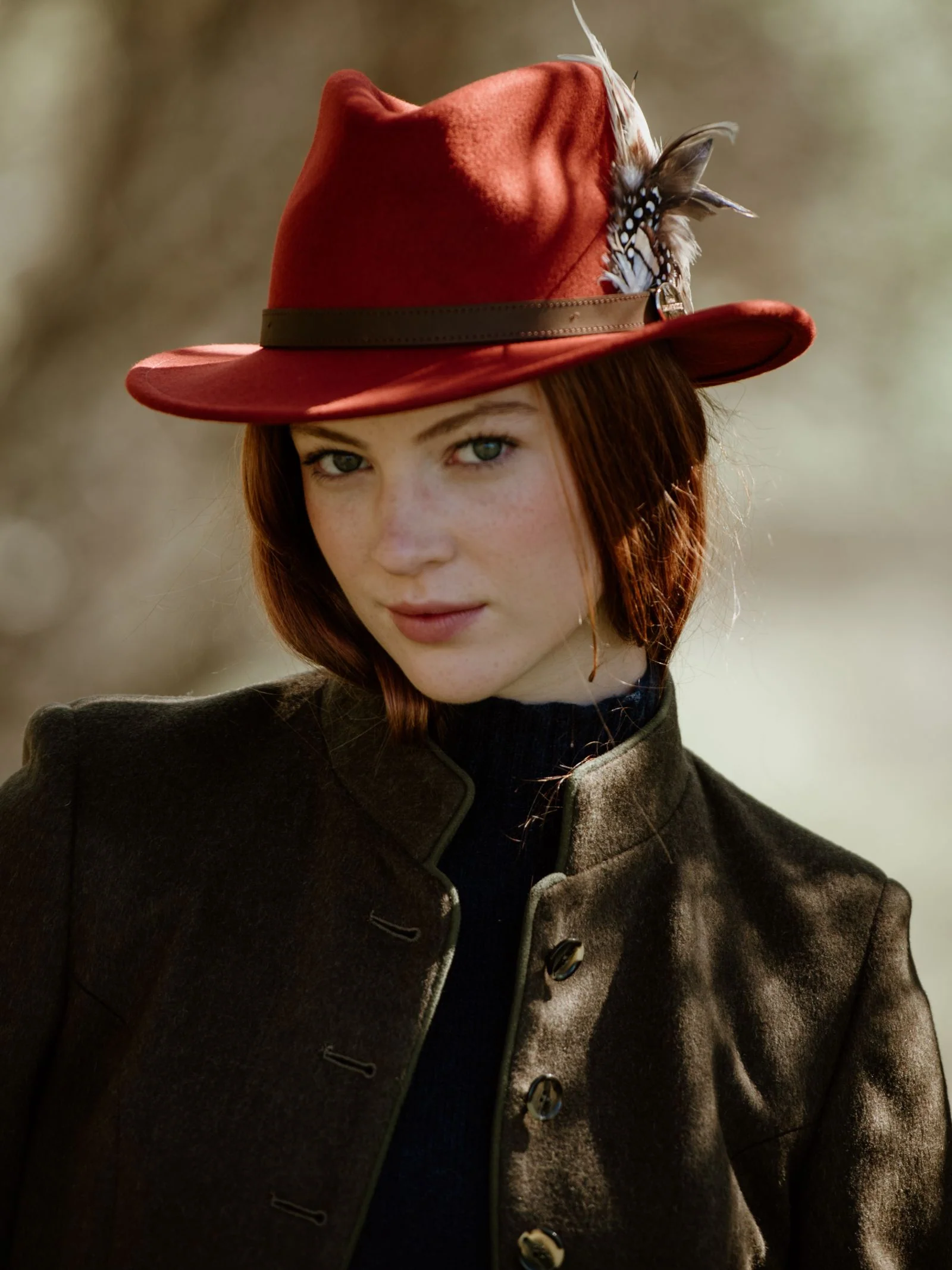 Auld Stock Guinea & Pheasant Feather Fedora