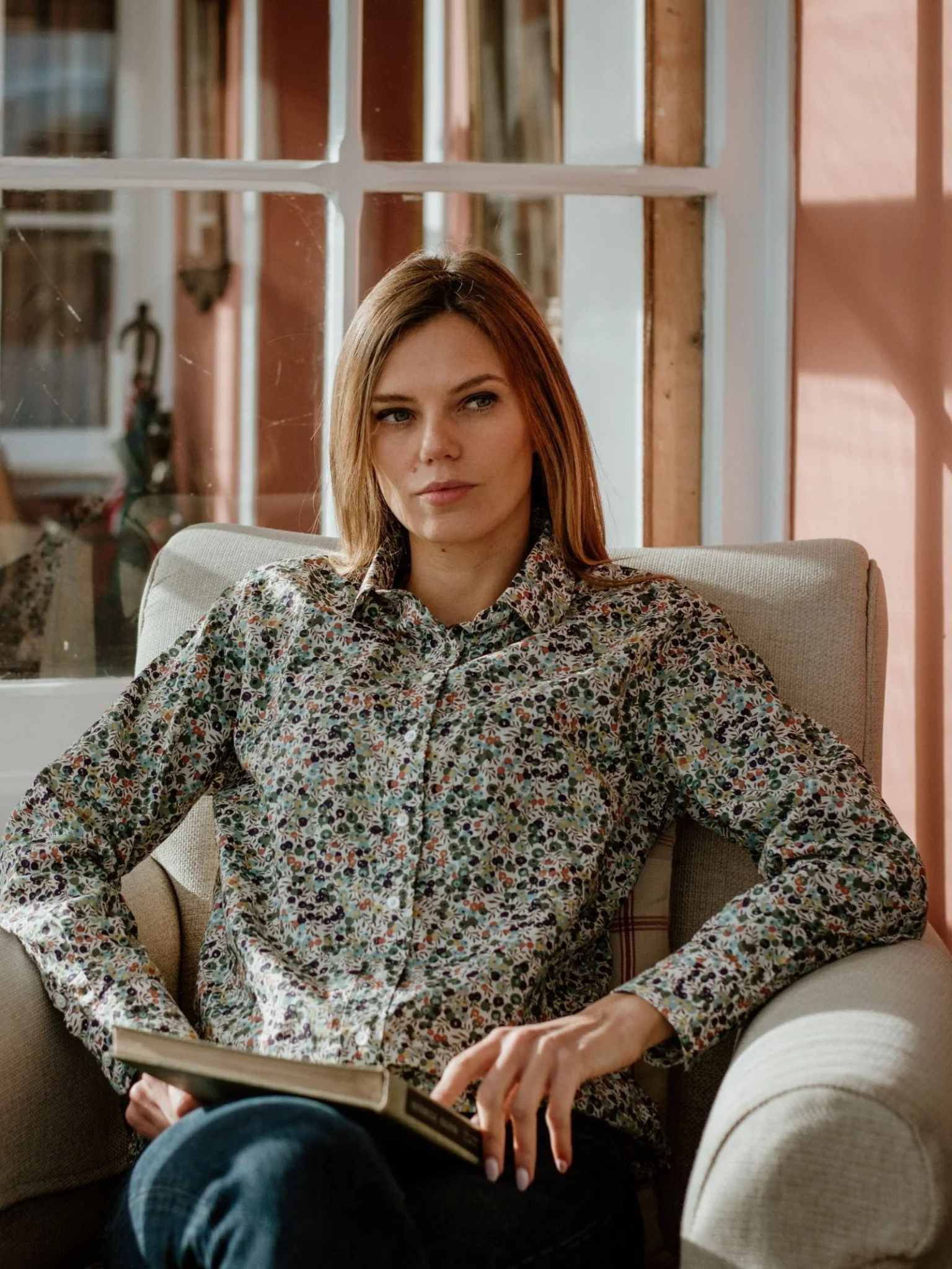 Liberty Print Cotton Shirt - Image 9