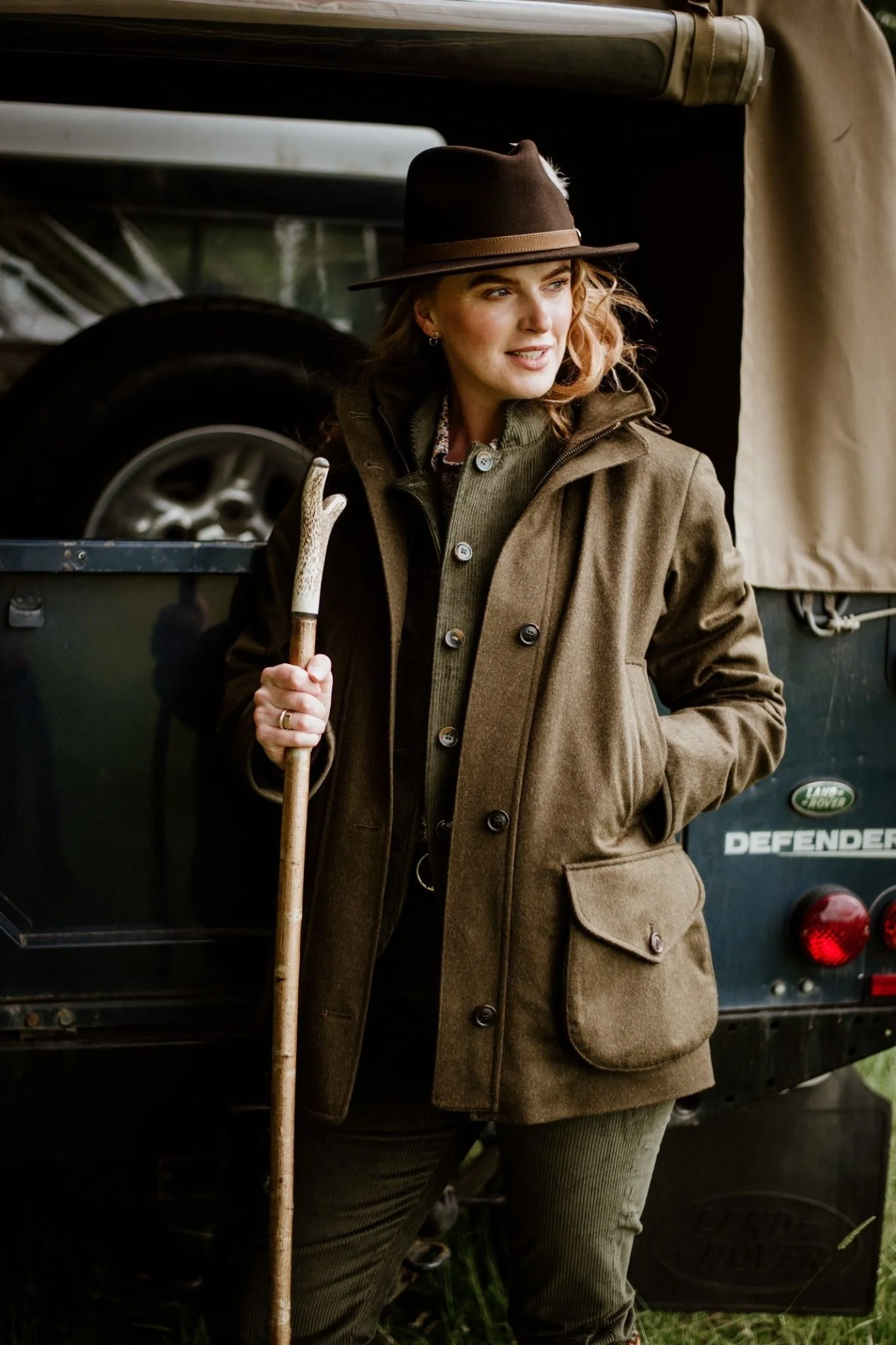 Loden Green Field Coat - Image 6