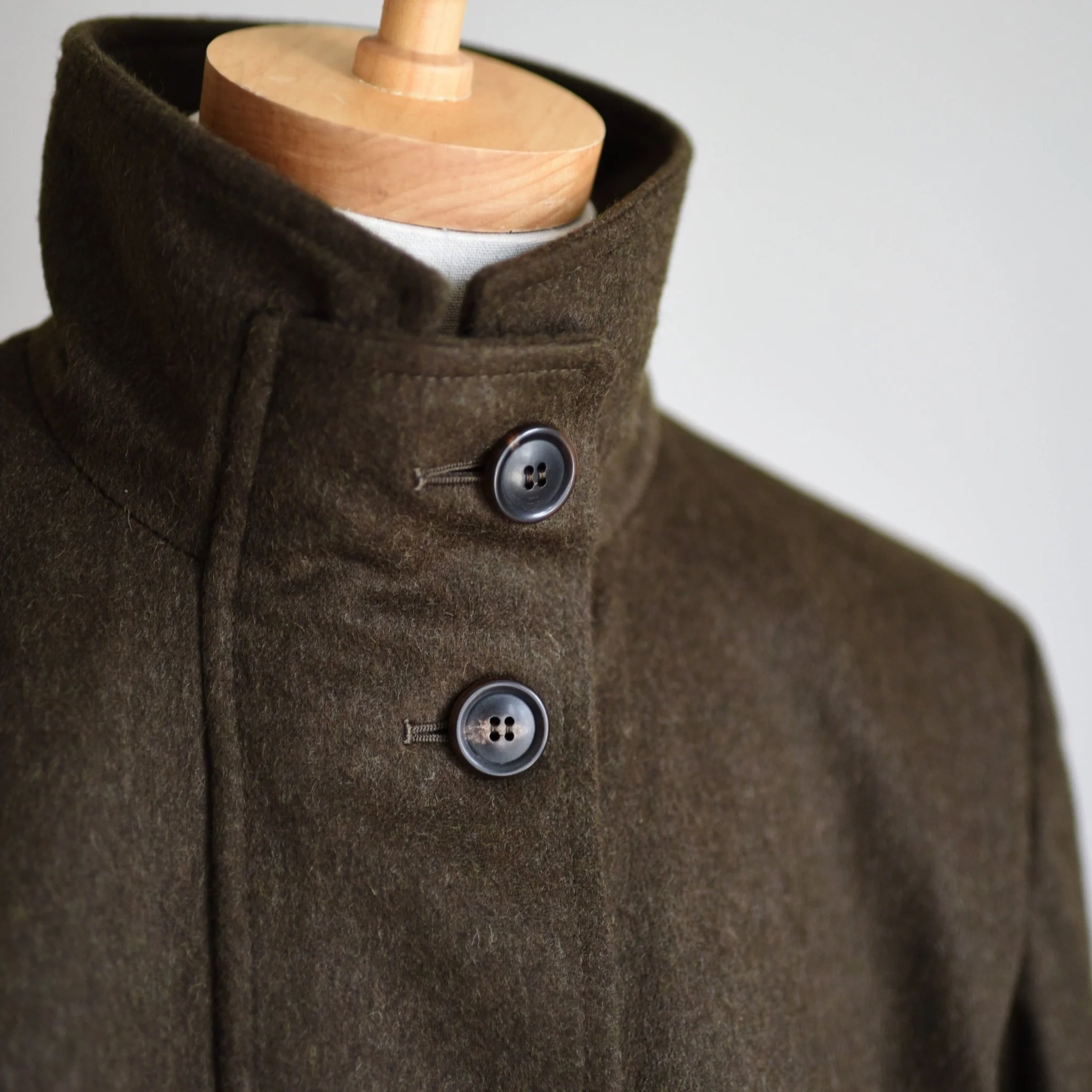 Loden Green Field Coat - Image 8