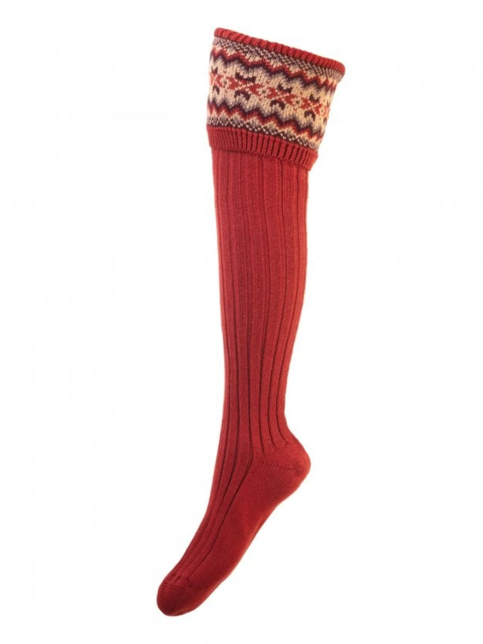 Merino Fairisle Shooting Socks - Image 8