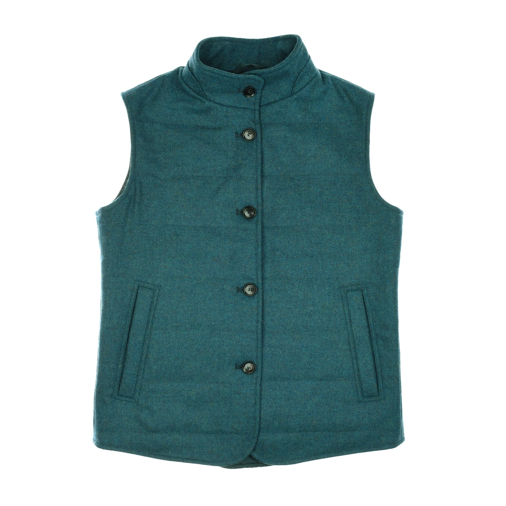 Auld Stock Quilted Buttoned Gilet - Image 4