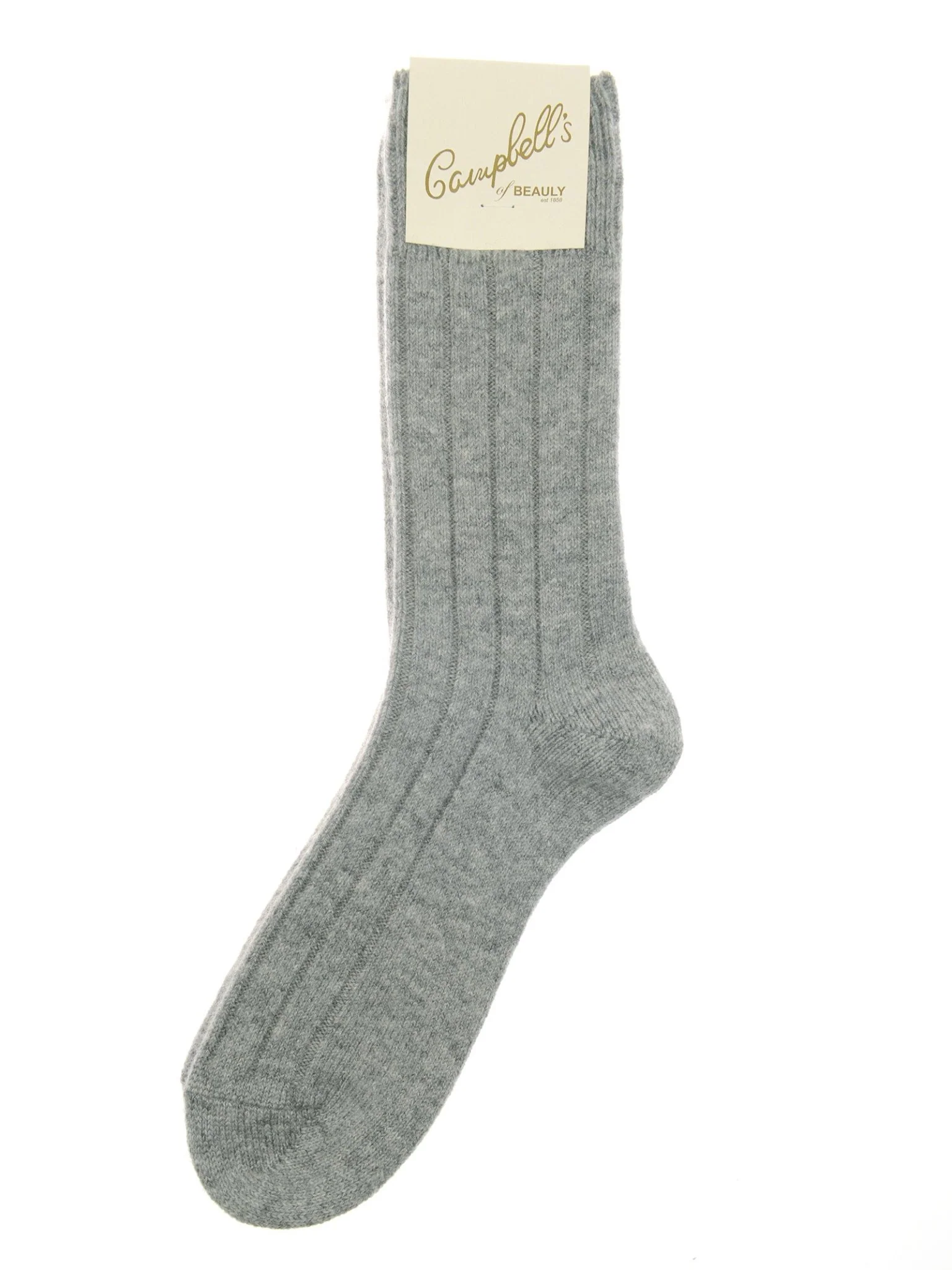 Rib Cashmere Socks - Image 4