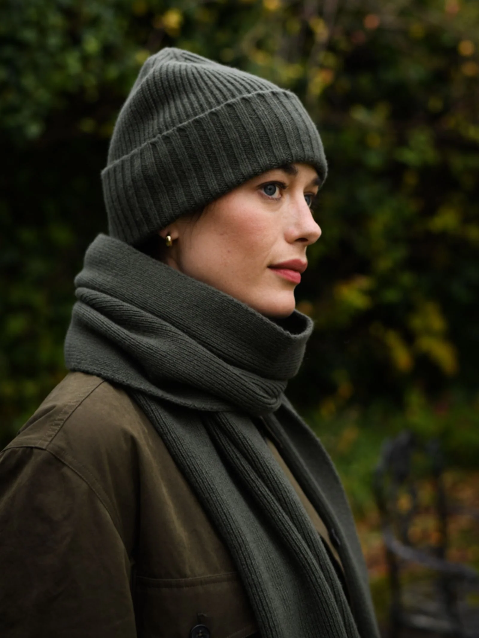 Lambswool Rib Scarf - Image 6