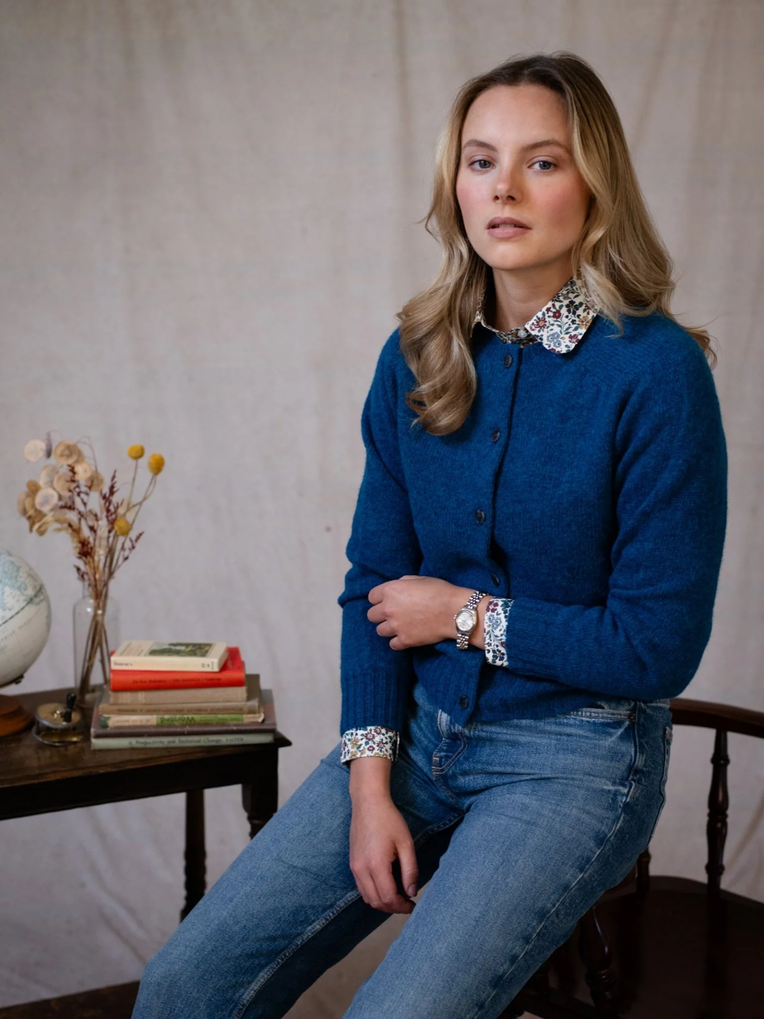 Shetland Cropped Cardigan